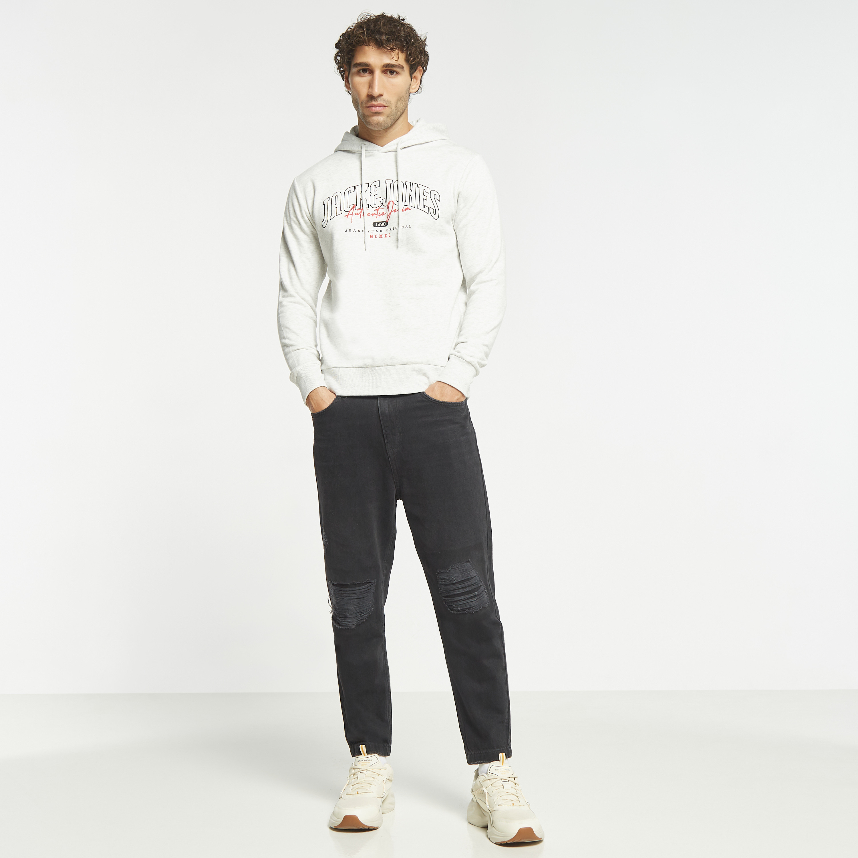  هودي جاك آند جونز مع شعار بأكمام طويلة-men-winterwear-hoodiesandsweatshirts-image-10