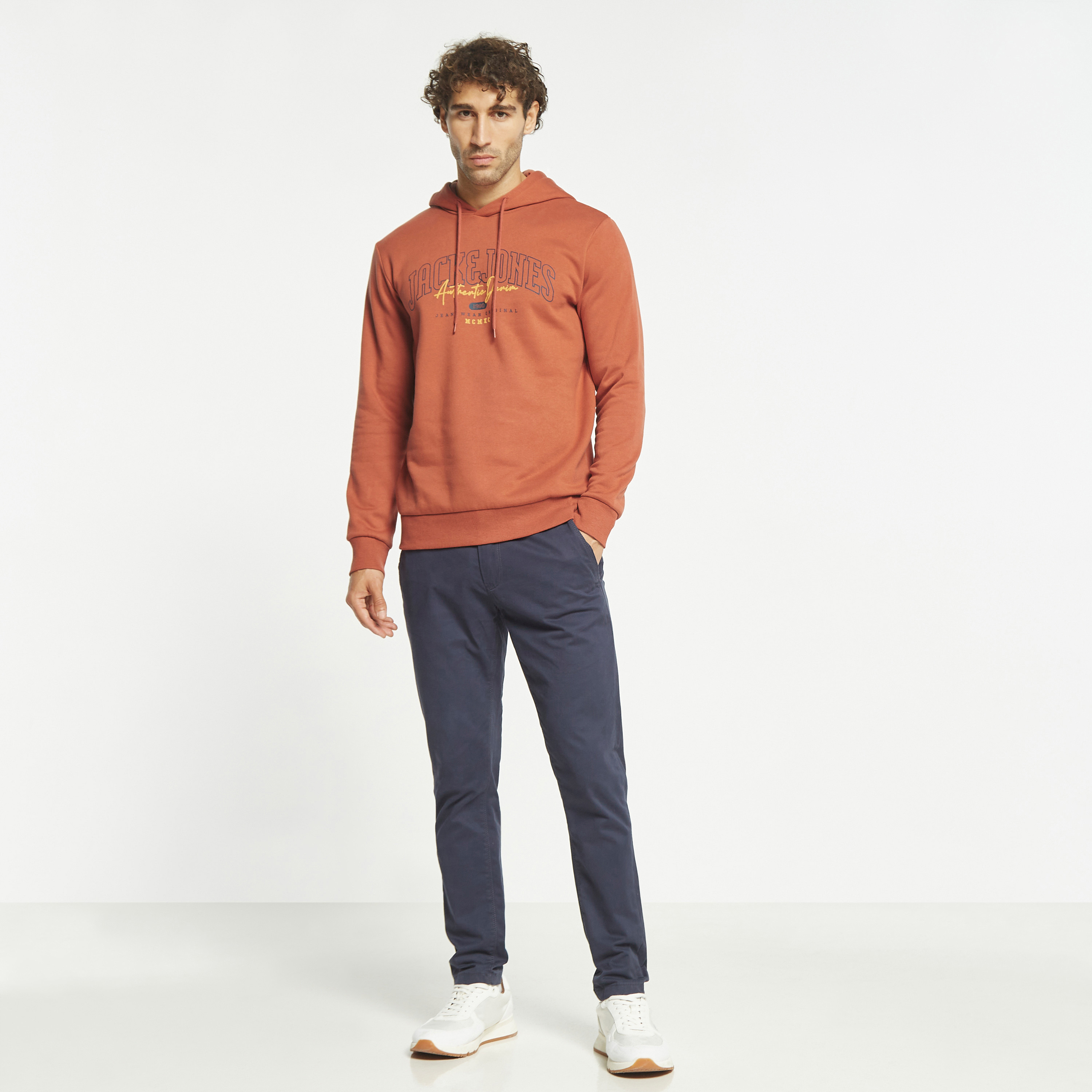 Jack & Jones Logo Long Sleeves Hoodie-men-winterwear-hoodiesandsweatshirts-image-2