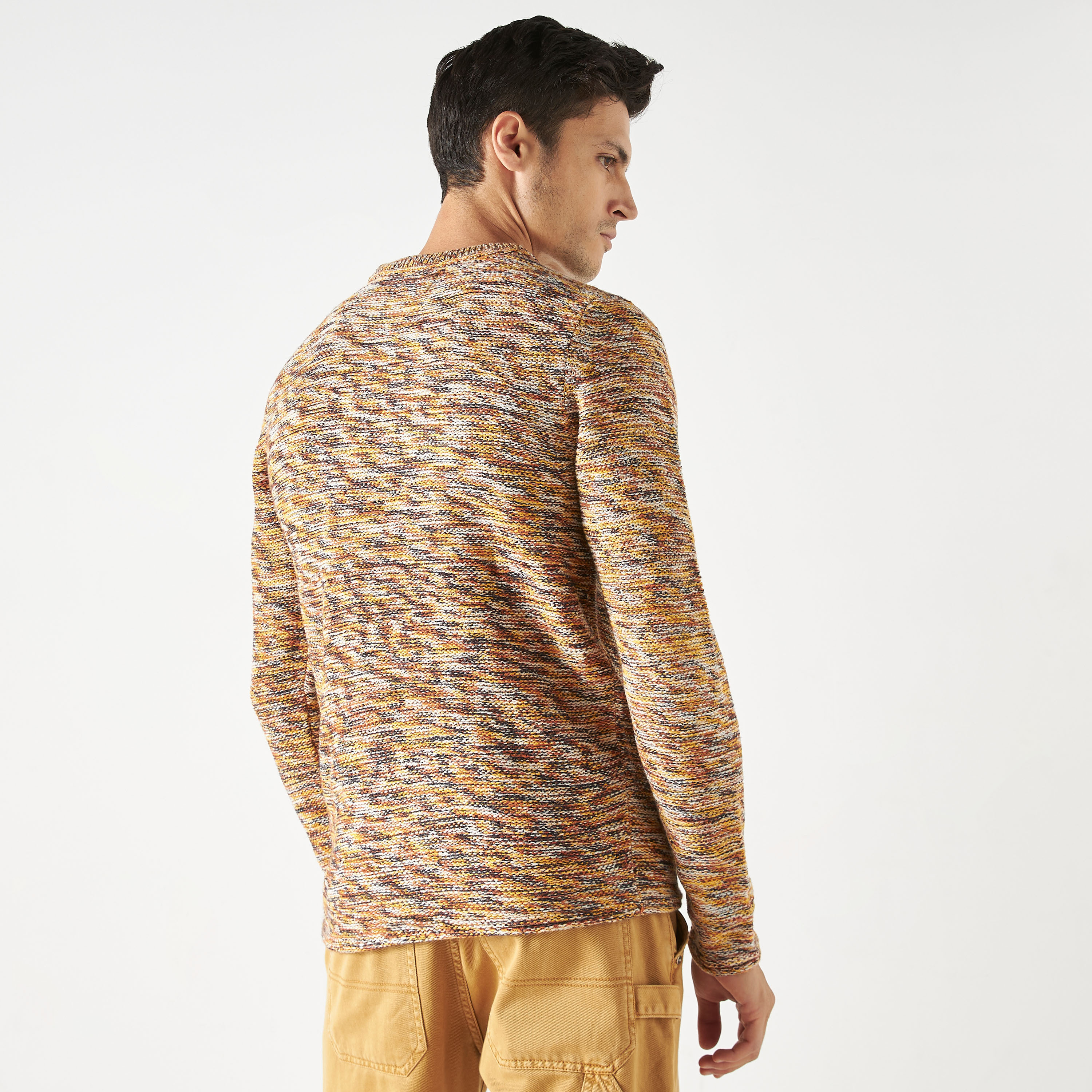 Jack & Jones Knitted Crew Neck Long Sleeves Pullover-men-clothing-sweatersandpullovers-image-3