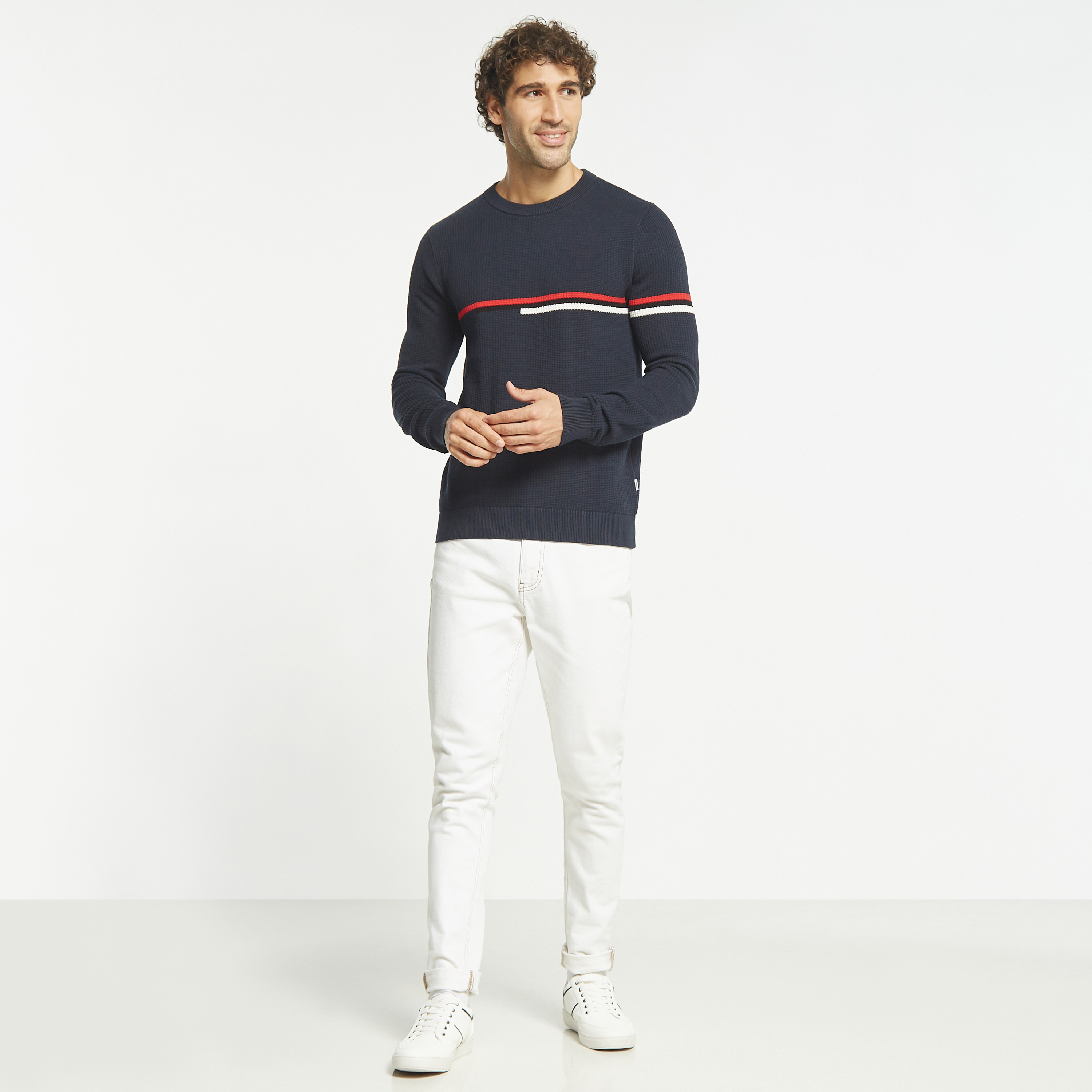  بلوفر مزخرف من جاك آند جونز بأكمام طويلة وياقة مستديرة-men-clothing-sweatersandpullovers-image-6