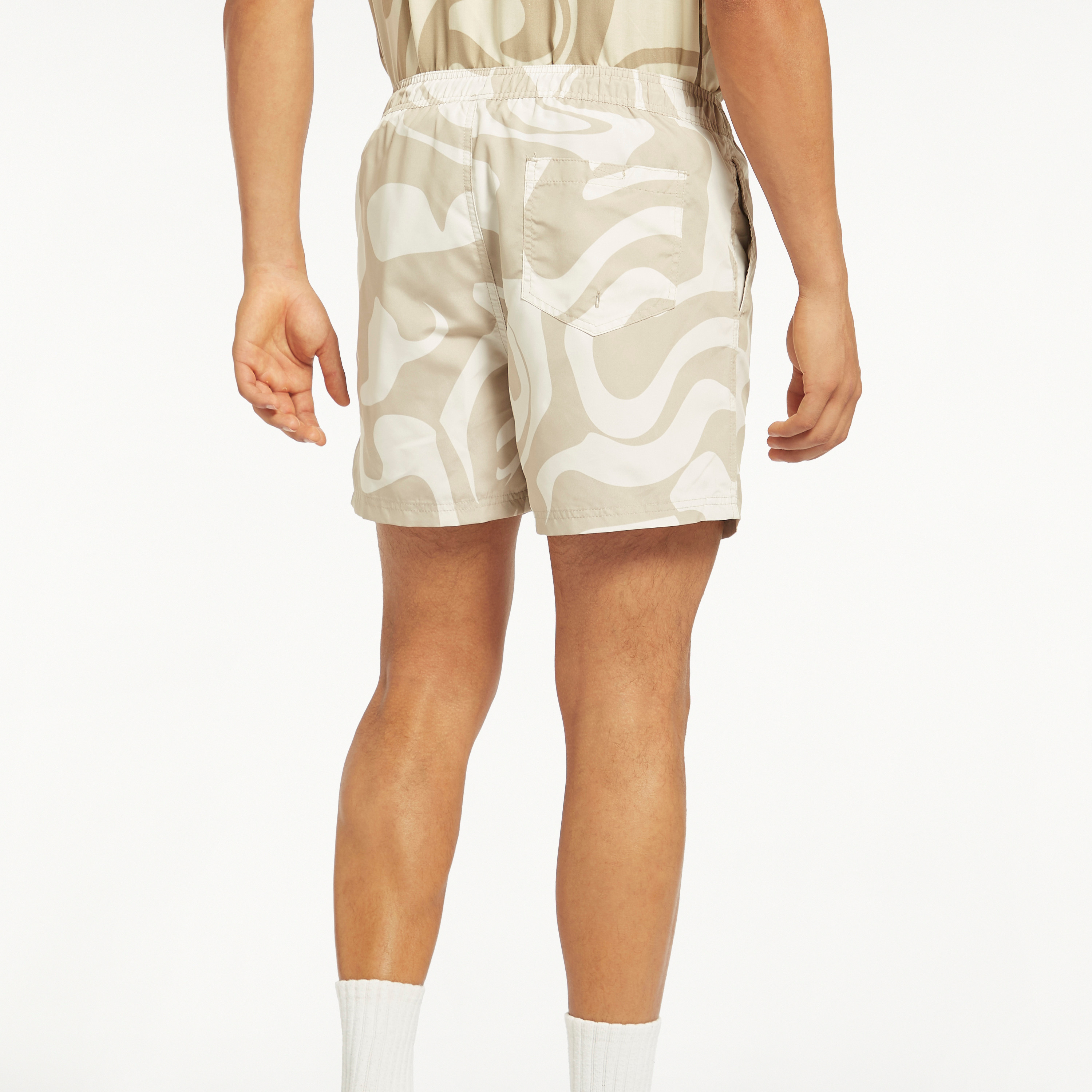 Jack & Jones Printed Mid-Rise Drawstring Shorts-men-clothing-swimandbeach-shorts-image-4