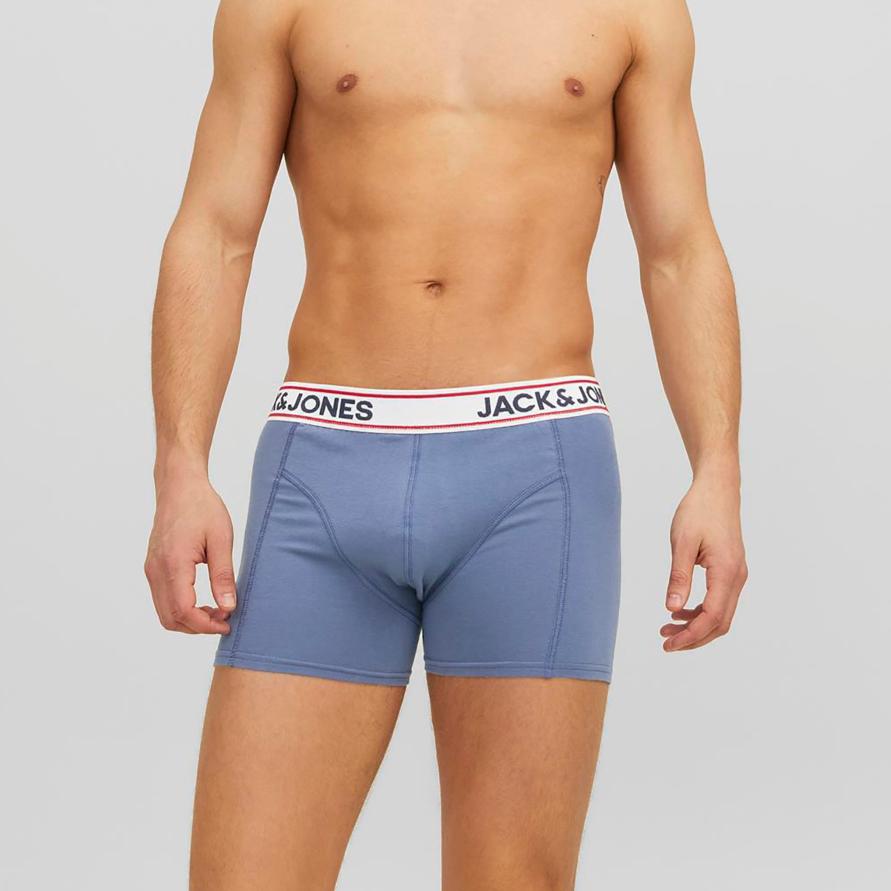 مجموعة مكونة من 3 سراويل سادة مع حزام خصر بطبعة الشعار من جاك آند جونز-men-clothing-innerwear-underwear-image-5
