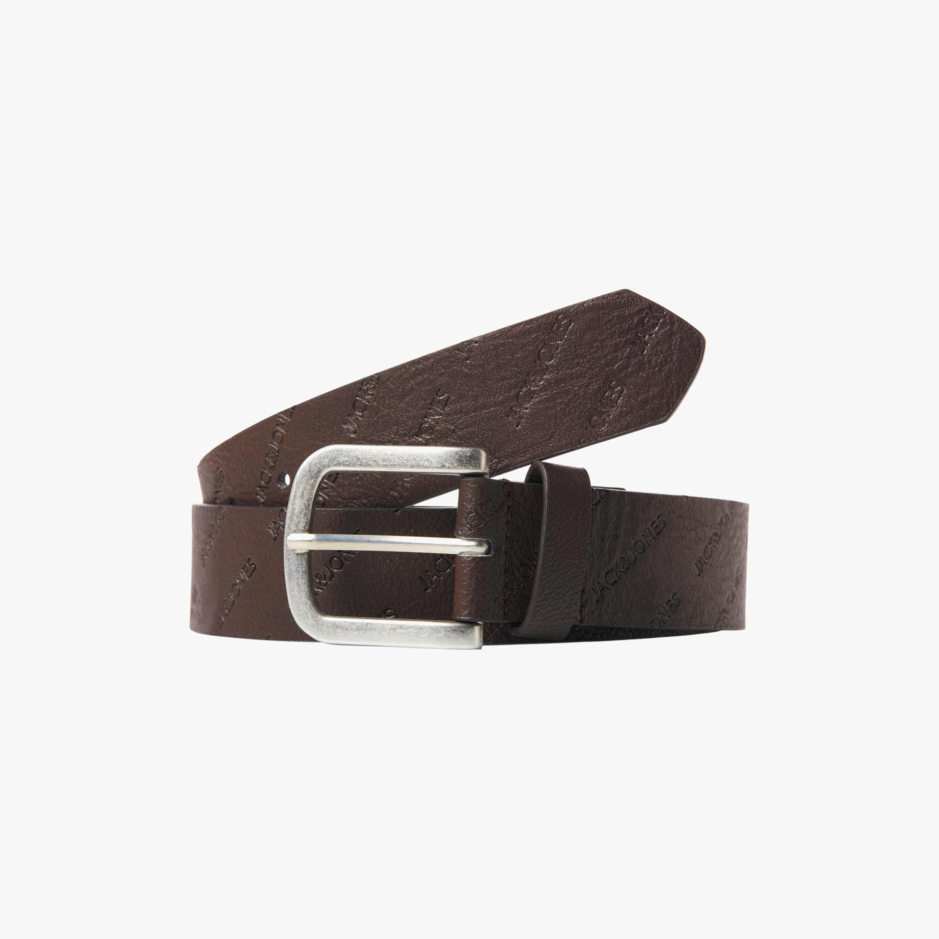 Jack & Jones Logo Embossed Belt with Pink Buckle-men-beltsandwallets-belts-image-6