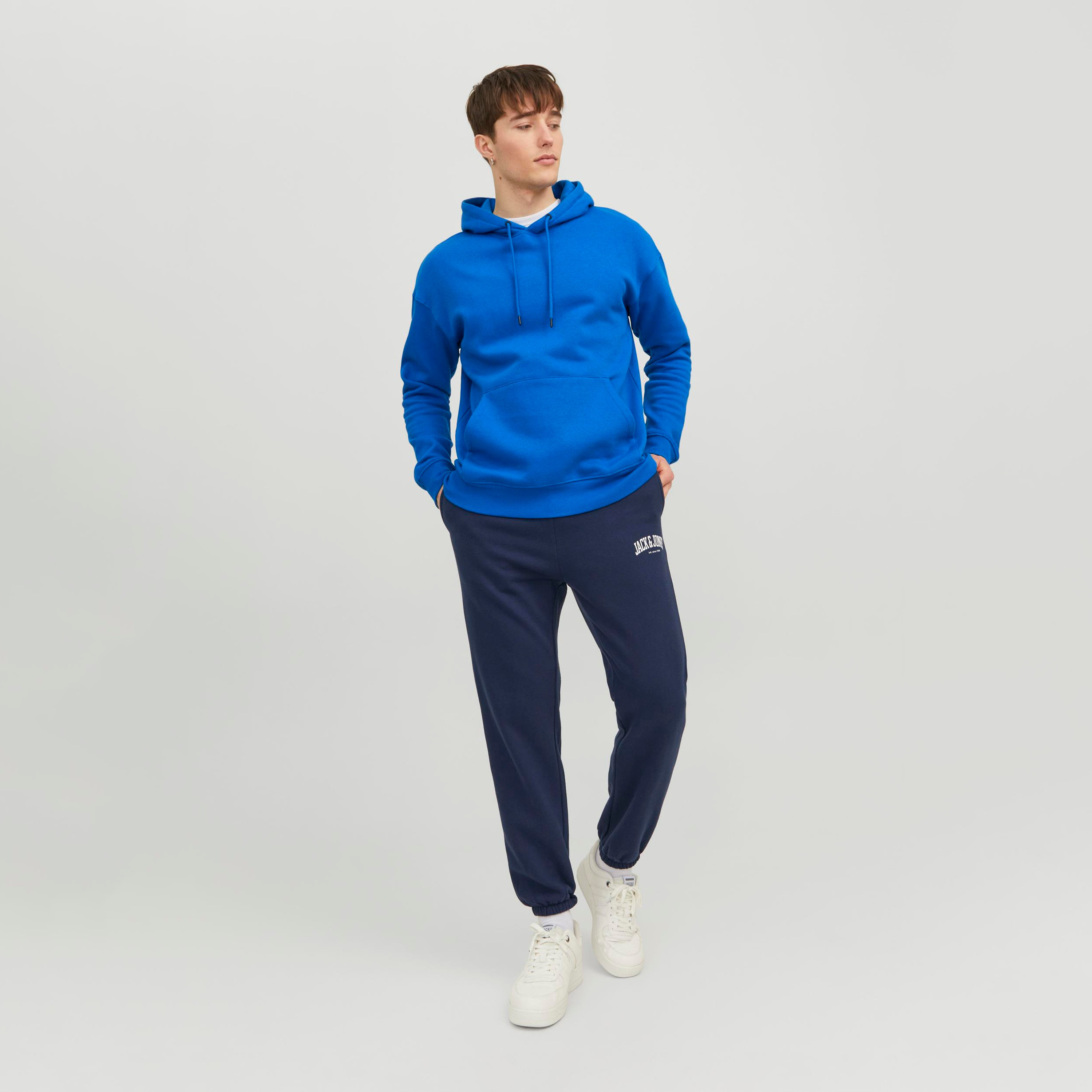 Jack & Jones Logo Mid Rise Drawstring Joggers-men-clothing-bottoms-joggers-image-2