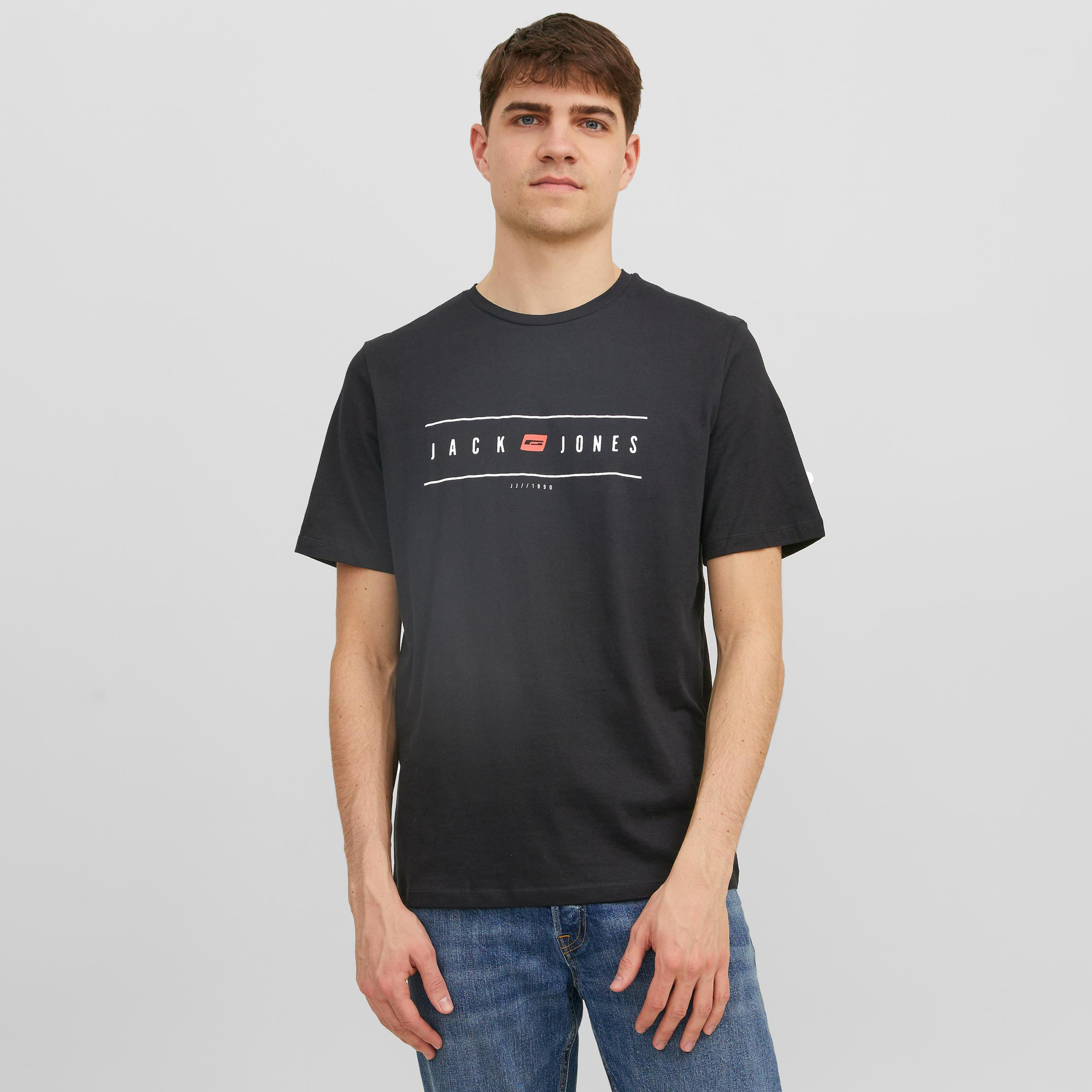 Jack & Jones Round Neck Short Sleeves T-Shirt-men-clothing-tshirtsandpolos-tshirts-image-1