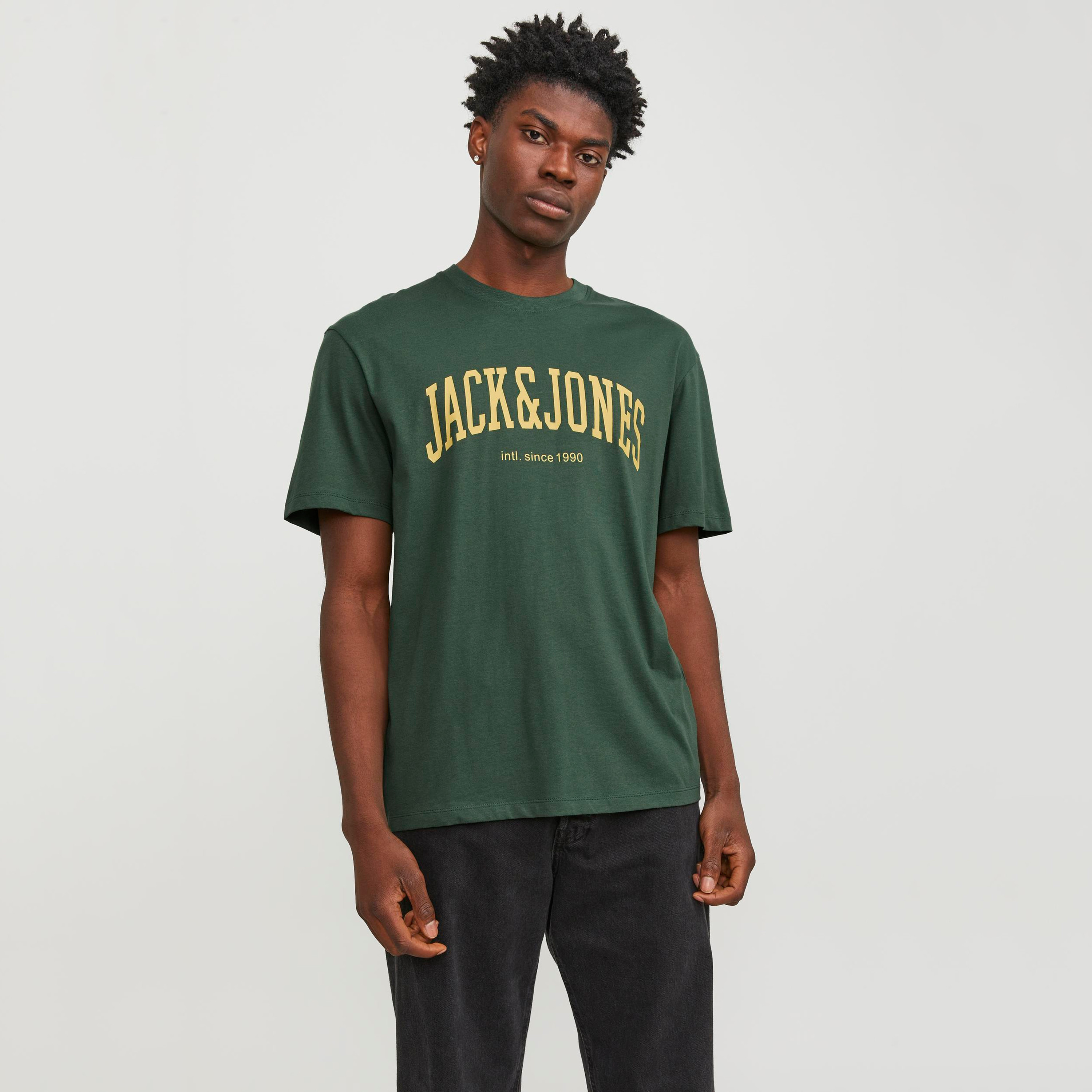 Jack & Jones Logo Crew Neck Short Sleeves T-Shirt-men-clothing-tshirtsandpolos-tshirts-image-1