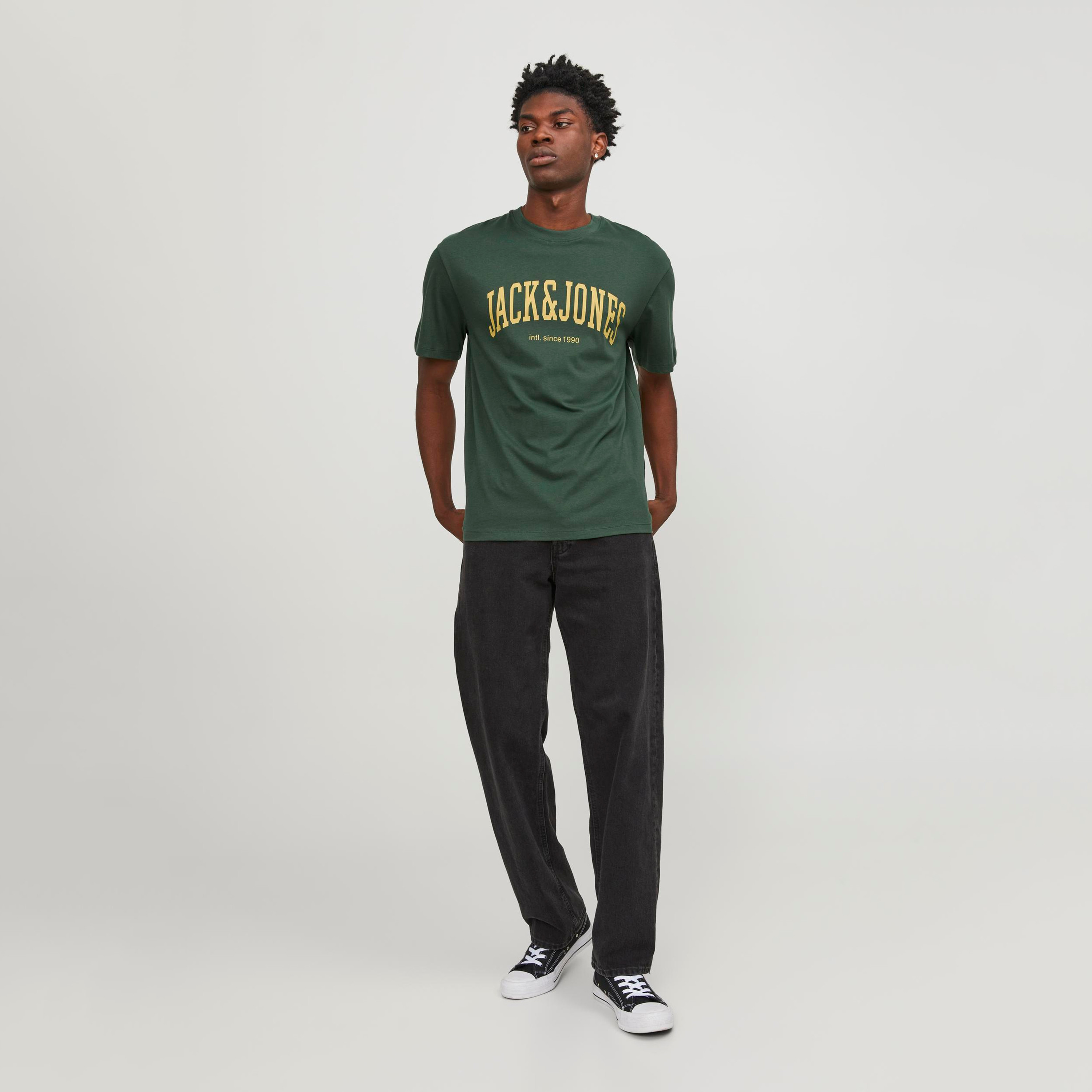 Jack & Jones Logo Crew Neck Short Sleeves T-Shirt-men-clothing-tshirtsandpolos-tshirts-image-2