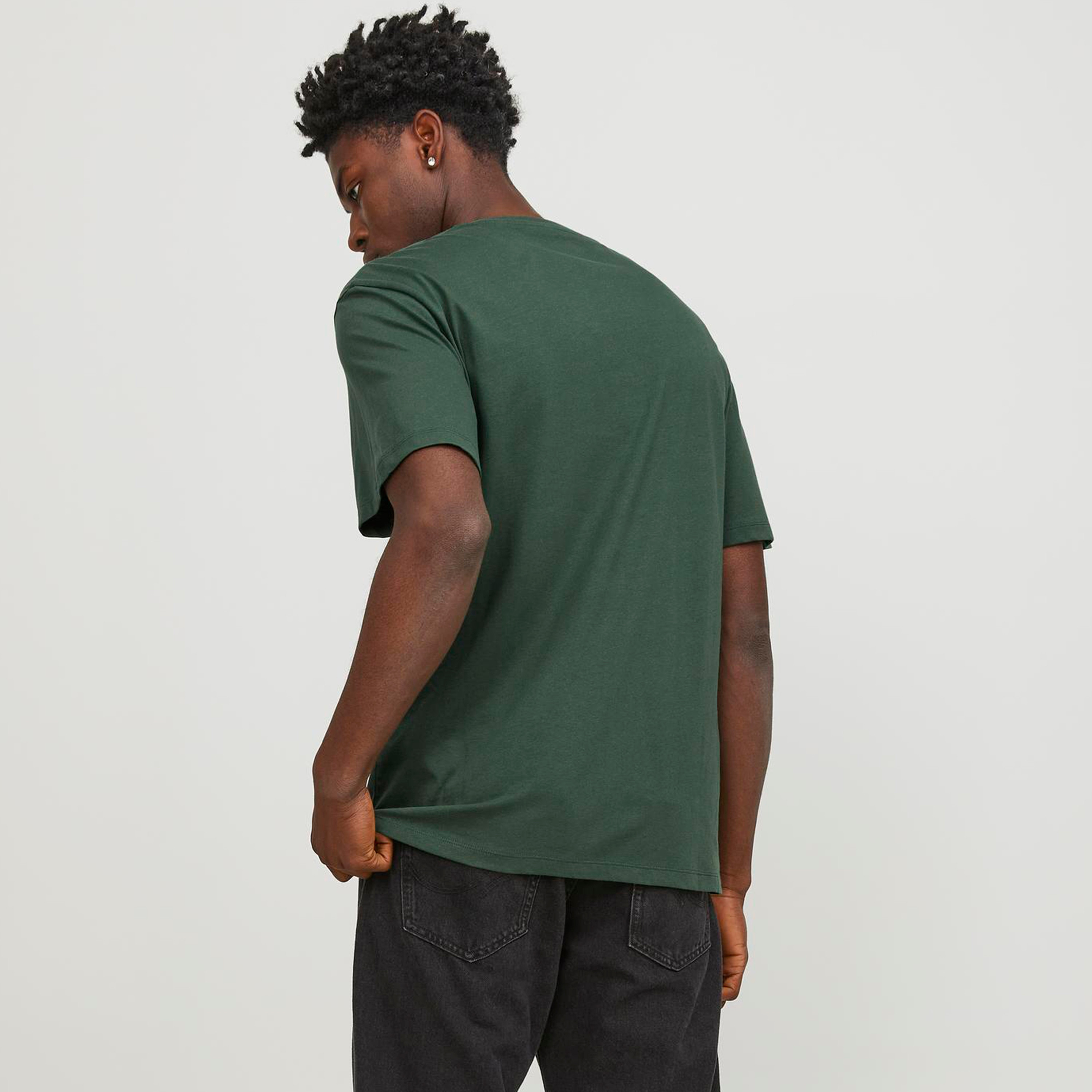 Jack & Jones Logo Crew Neck Short Sleeves T-Shirt-men-clothing-tshirtsandpolos-tshirts-image-4