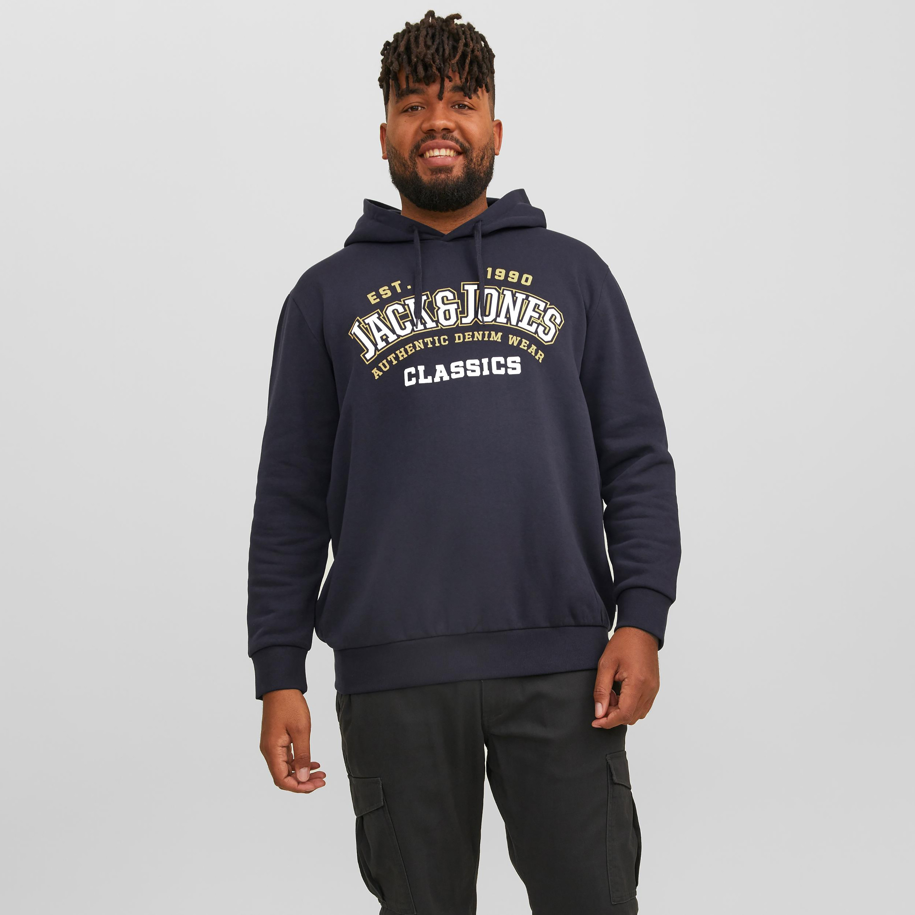Jack & Jones Plus Size Logo Long Sleeves Hoodie-men-winterwear-hoodiesandsweatshirts-image-5