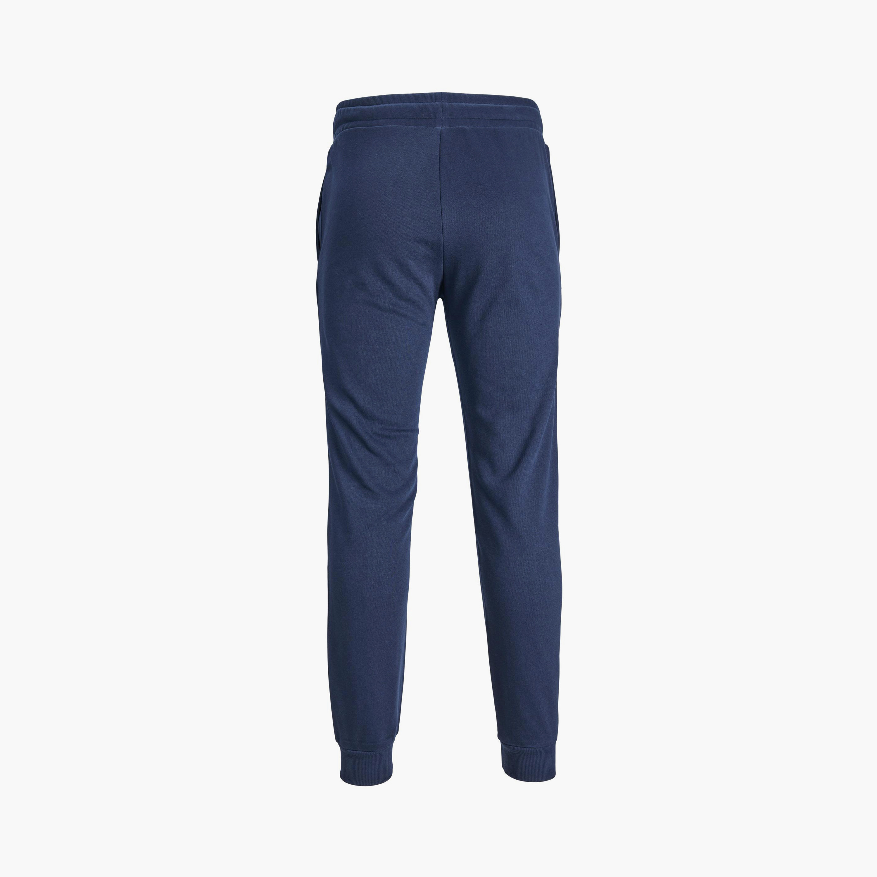 Jack & Jones Plus Size Logo Mid-Rise Drawstring Joggers-men-clothing-bottoms-joggers-image-2