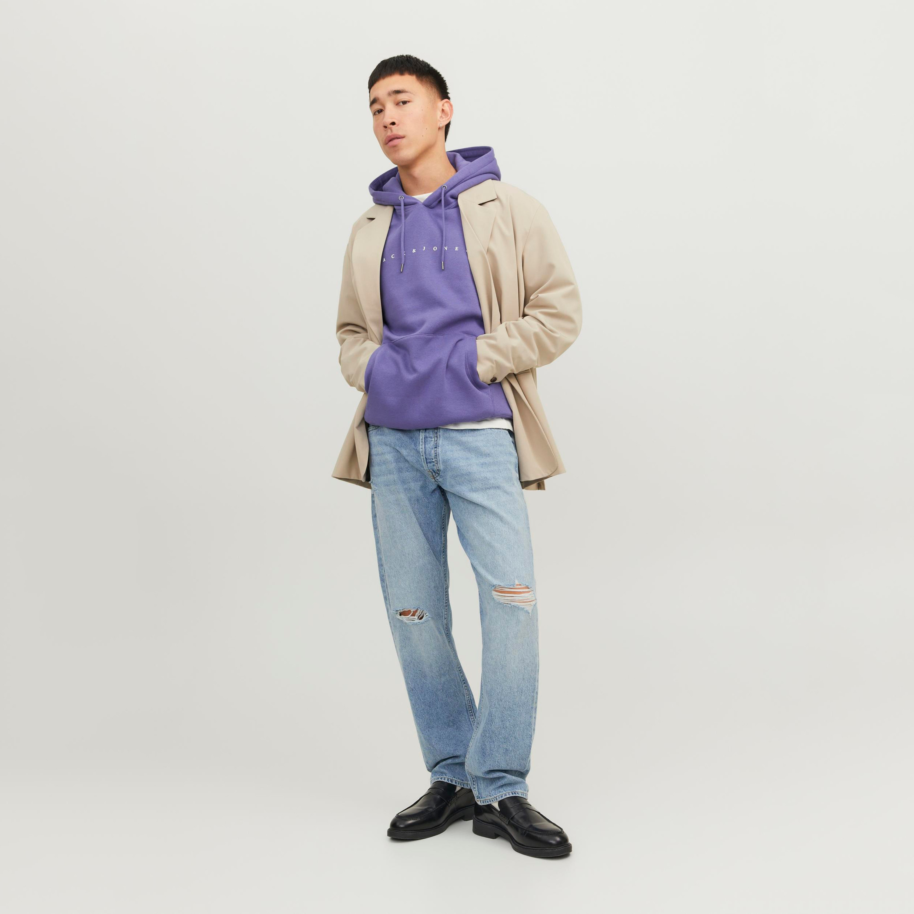 Jack & Jones Blue Relaxed Fit High-Rise Jeans with Slash Knee Detail-CP_BESTPRICE_EXCLUSION-image-4