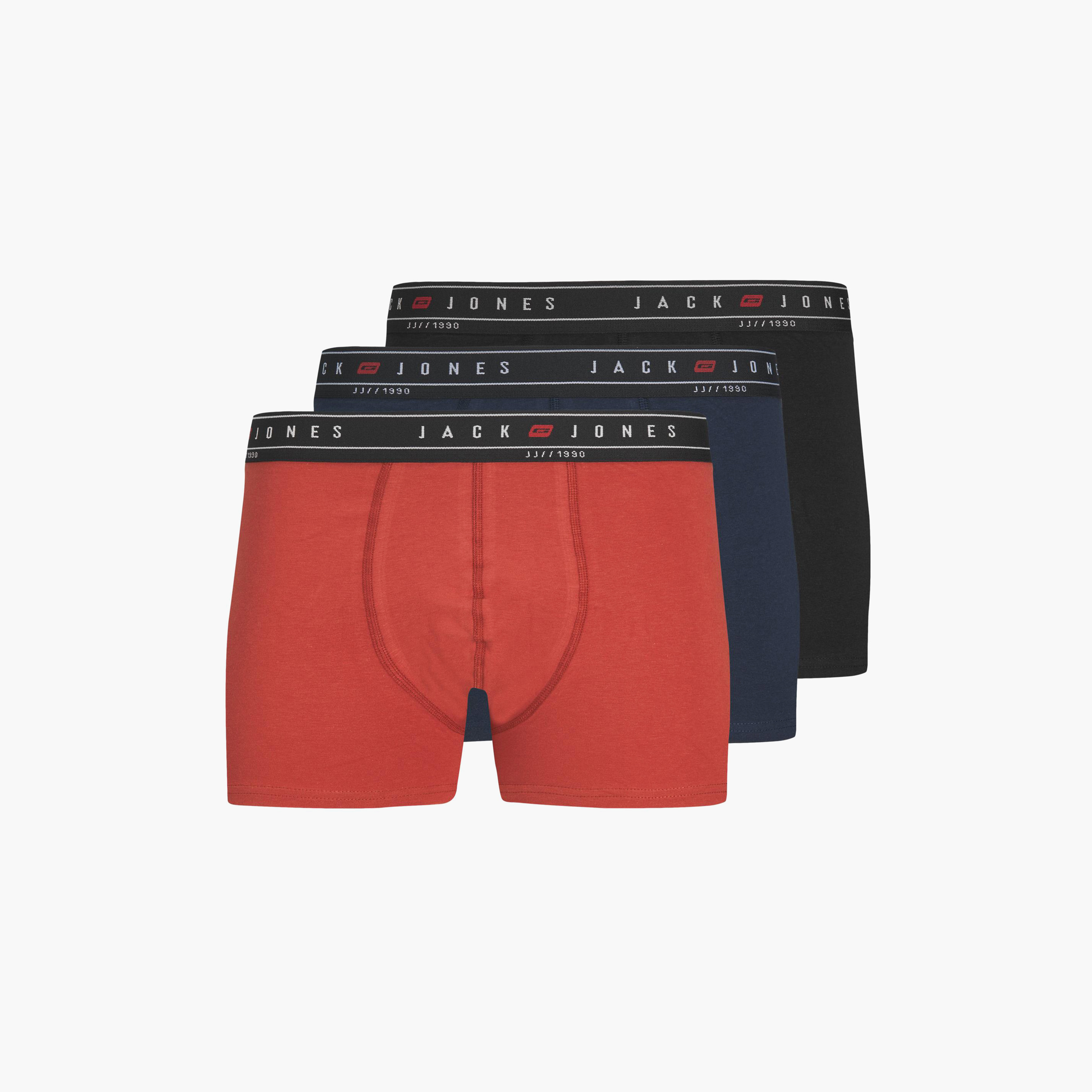حزمة من 3 سراويل داخلية بحزام خصر مطبوع عليها علامة تجارية من جاك آند جونز-men-clothing-innerwear-underwear-image-1