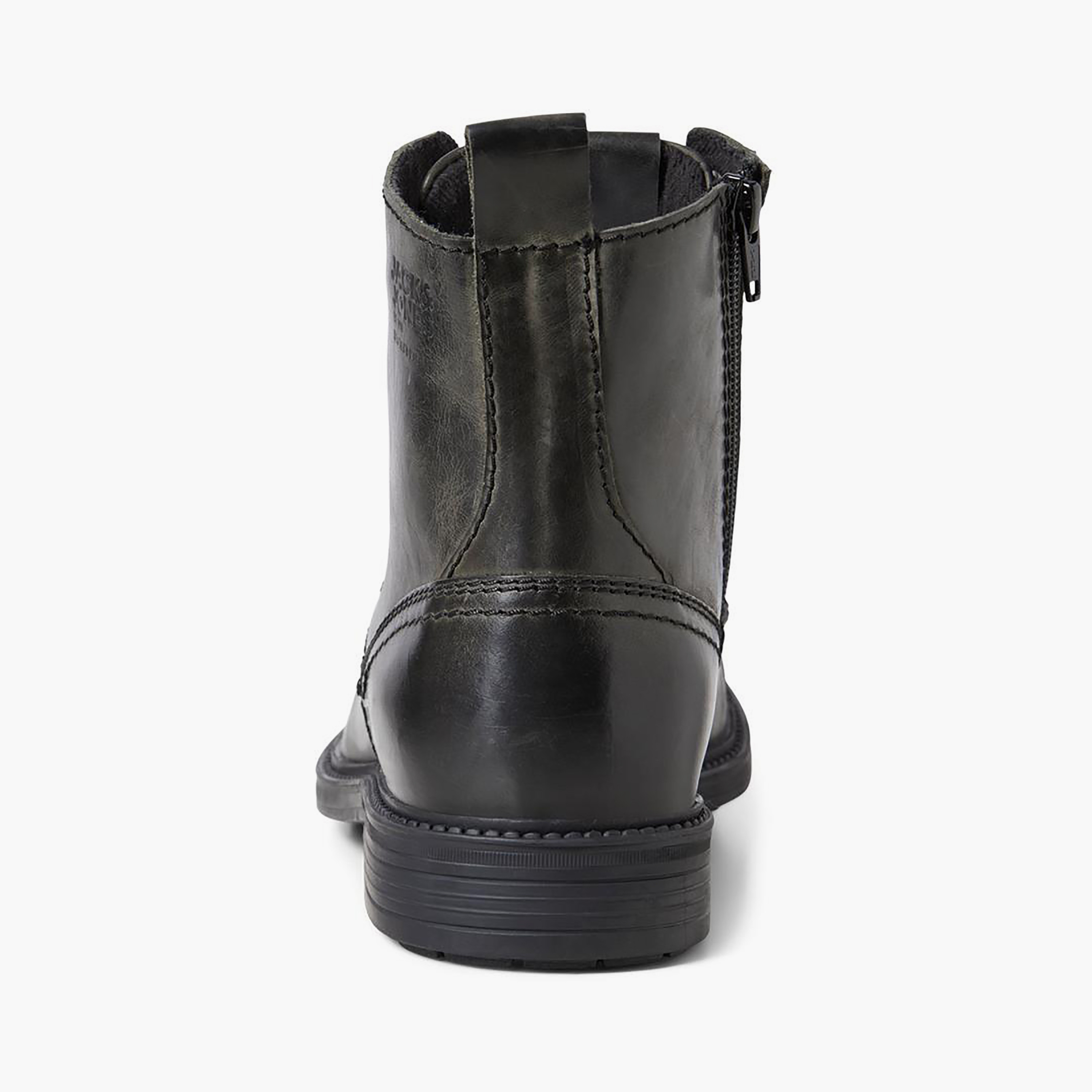 Jack & Jones Men's Jfwhoward Leather Ankle Boots | 12237617-men-shoes-boots-image-4