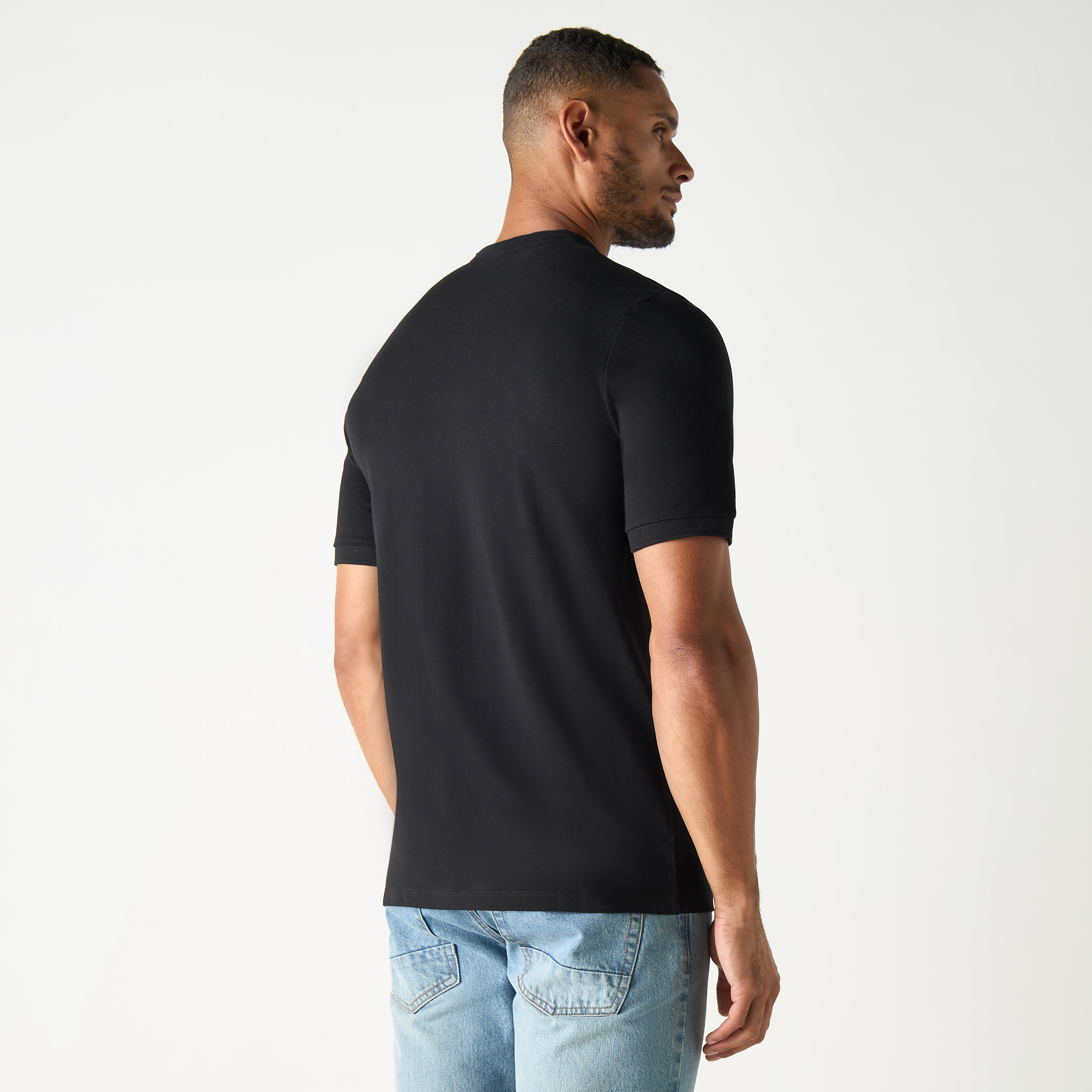 تيشيرت بولو بأكمام قصيرة وياقة سادة من جاك آند جونز-men-clothing-tshirtsandpolos-polos-image-3