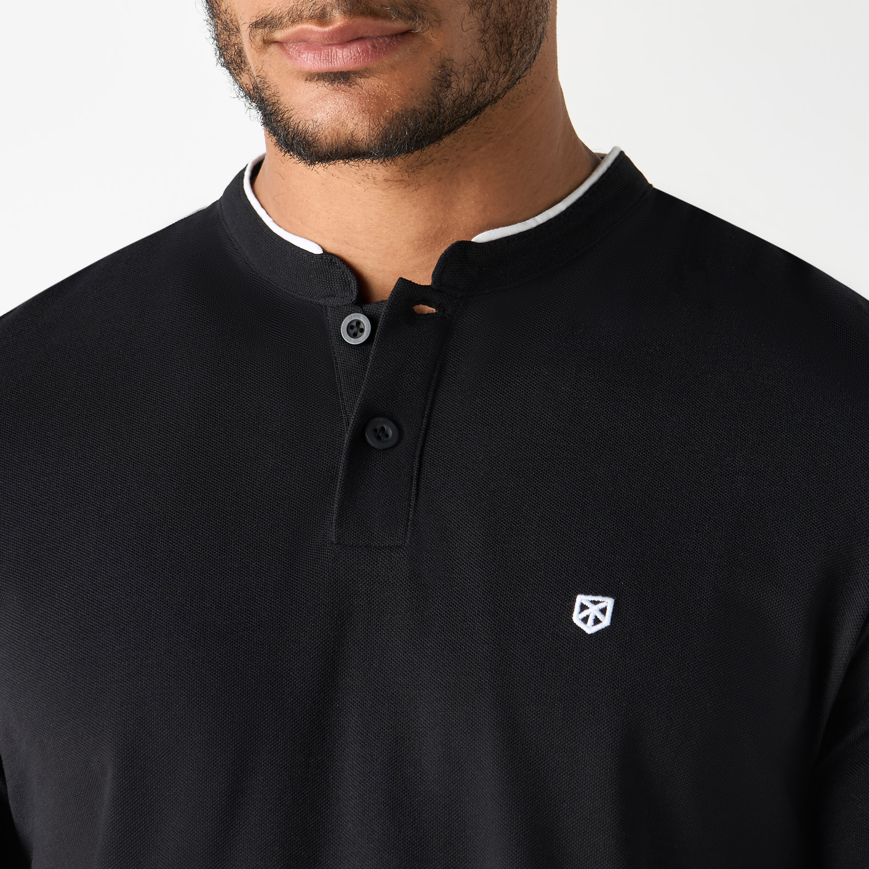 تيشيرت بولو بأكمام قصيرة وياقة سادة من جاك آند جونز-men-clothing-tshirtsandpolos-polos-image-4