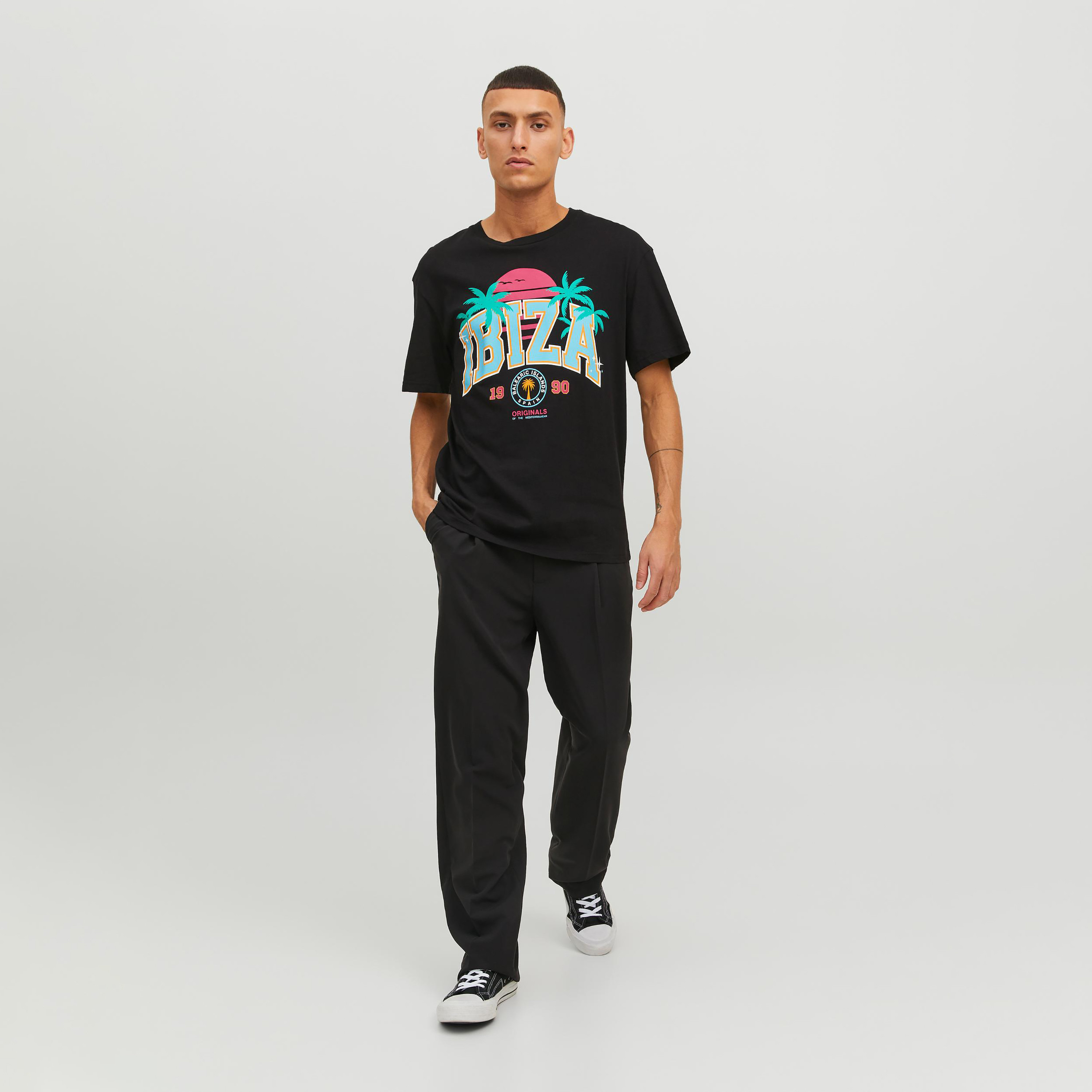 Jack & Jones Printed Crew Neck Short Sleeves T-Shirt-men-clothing-tshirtsandpolos-tshirts-image-2
