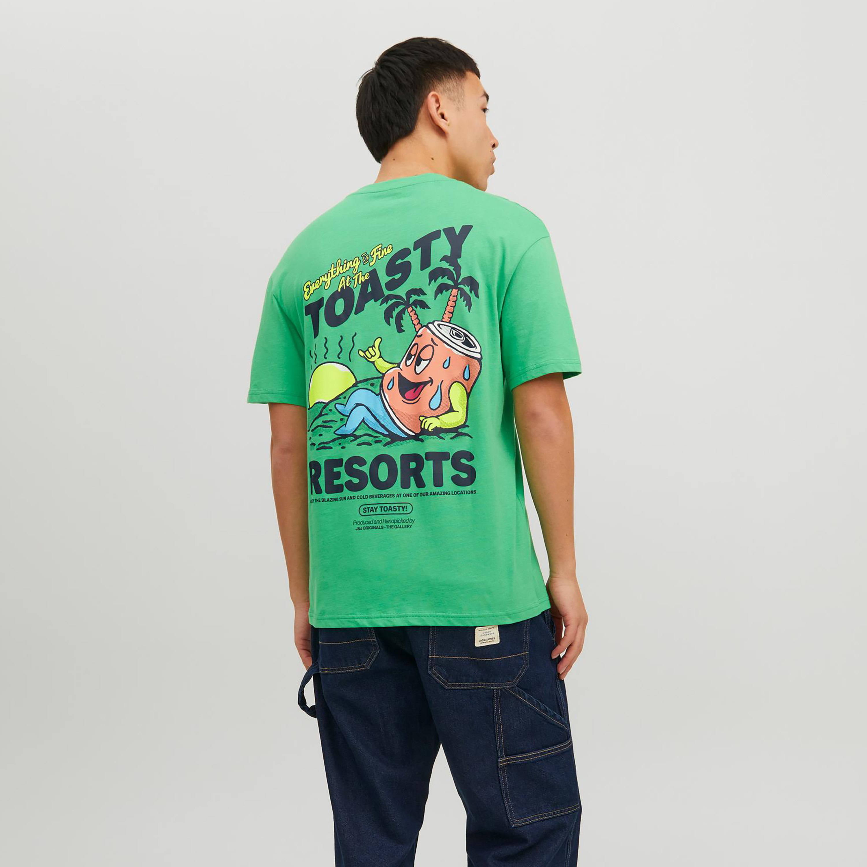 تي شيرت من جاك آند جونز مع مطبوع بأكمام قصيرة و ياقة مستديرة -men-clothing-tshirtsandpolos-tshirts-image-8