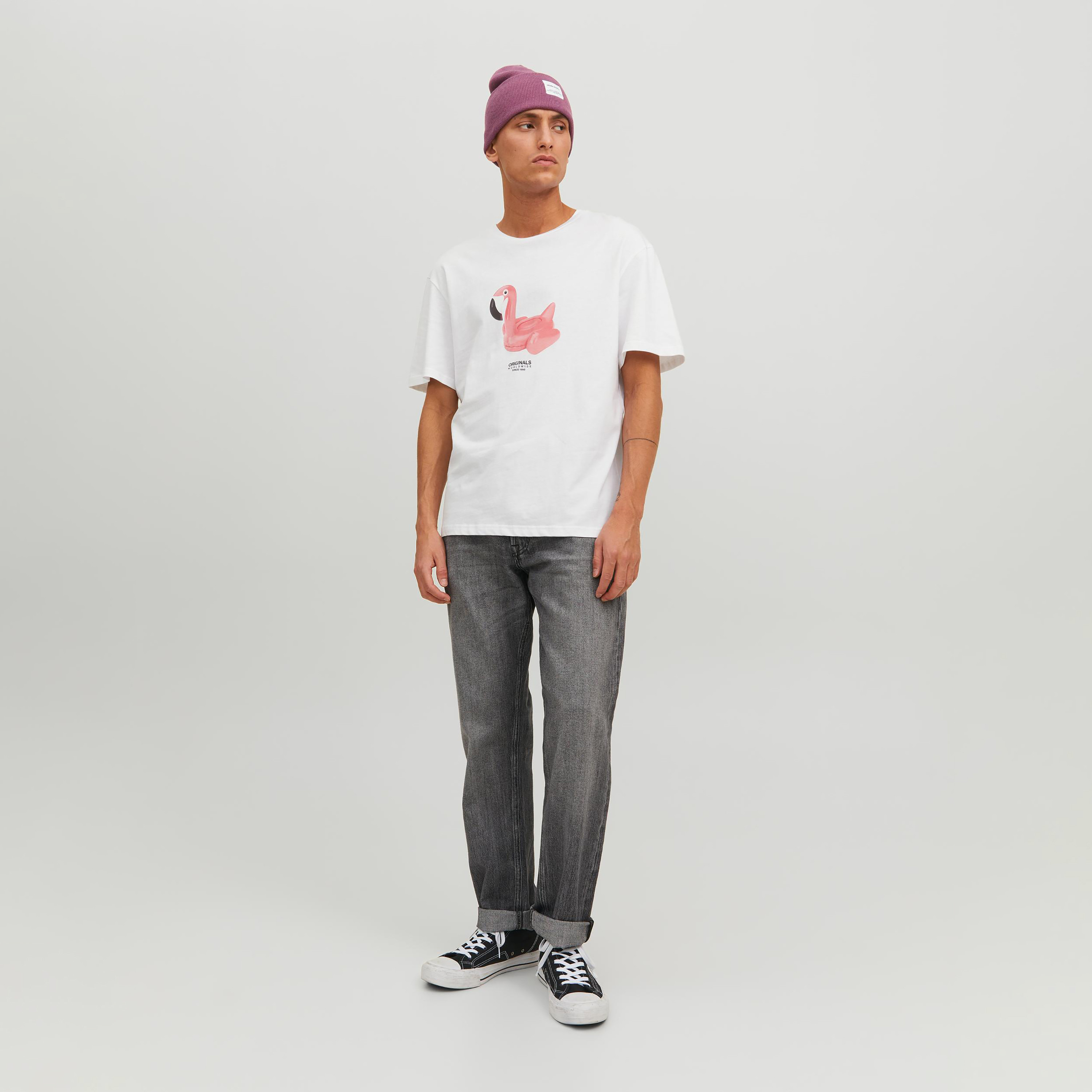 Jack & Jones Printed Crew Neck T-shirt and Short Sleeves-men-clothing-tshirtsandpolos-tshirts-image-2