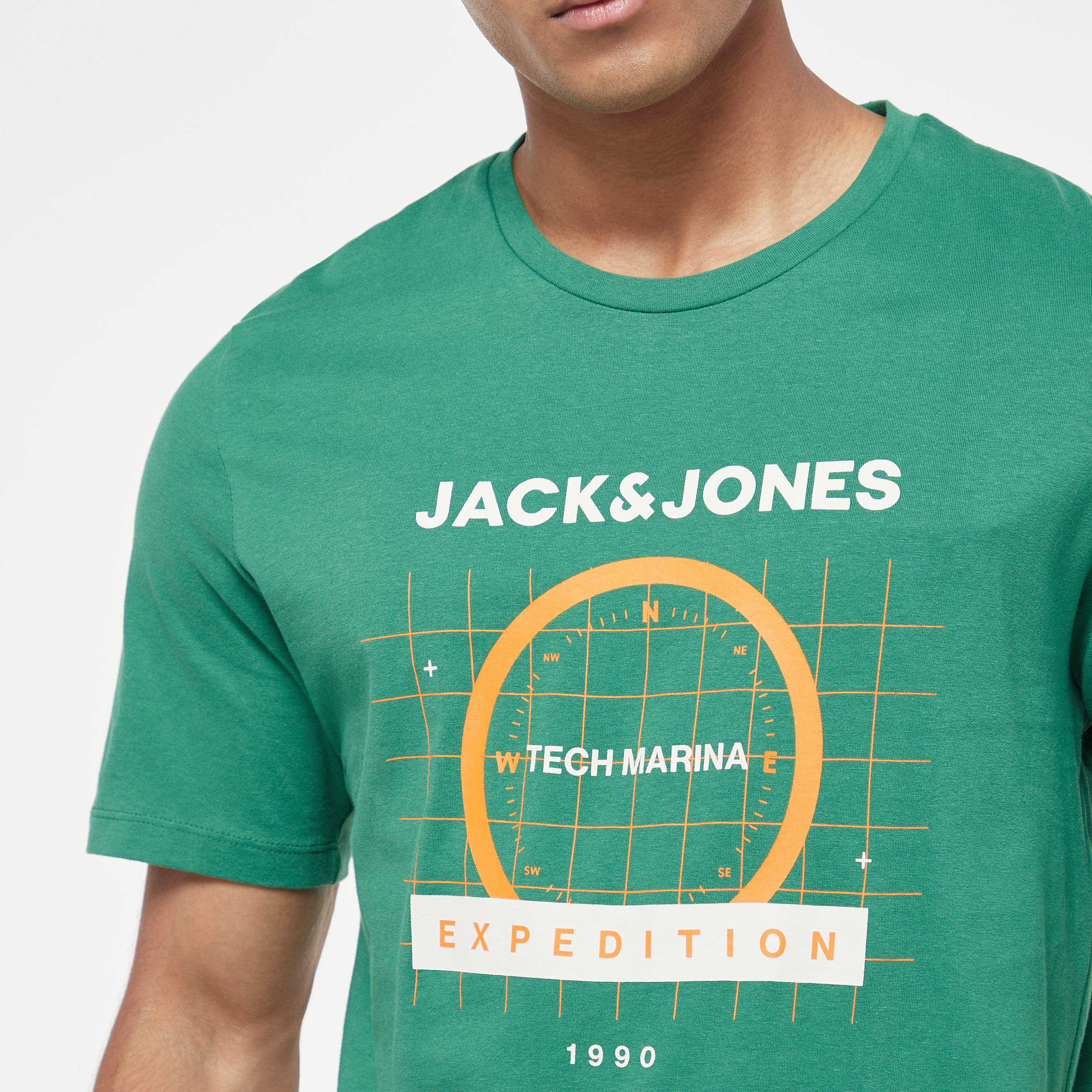 Jack & Jones Logo Crew Neck Short Sleeves T-Shirt-men-clothing-tshirtsandpolos-tshirts-image-4