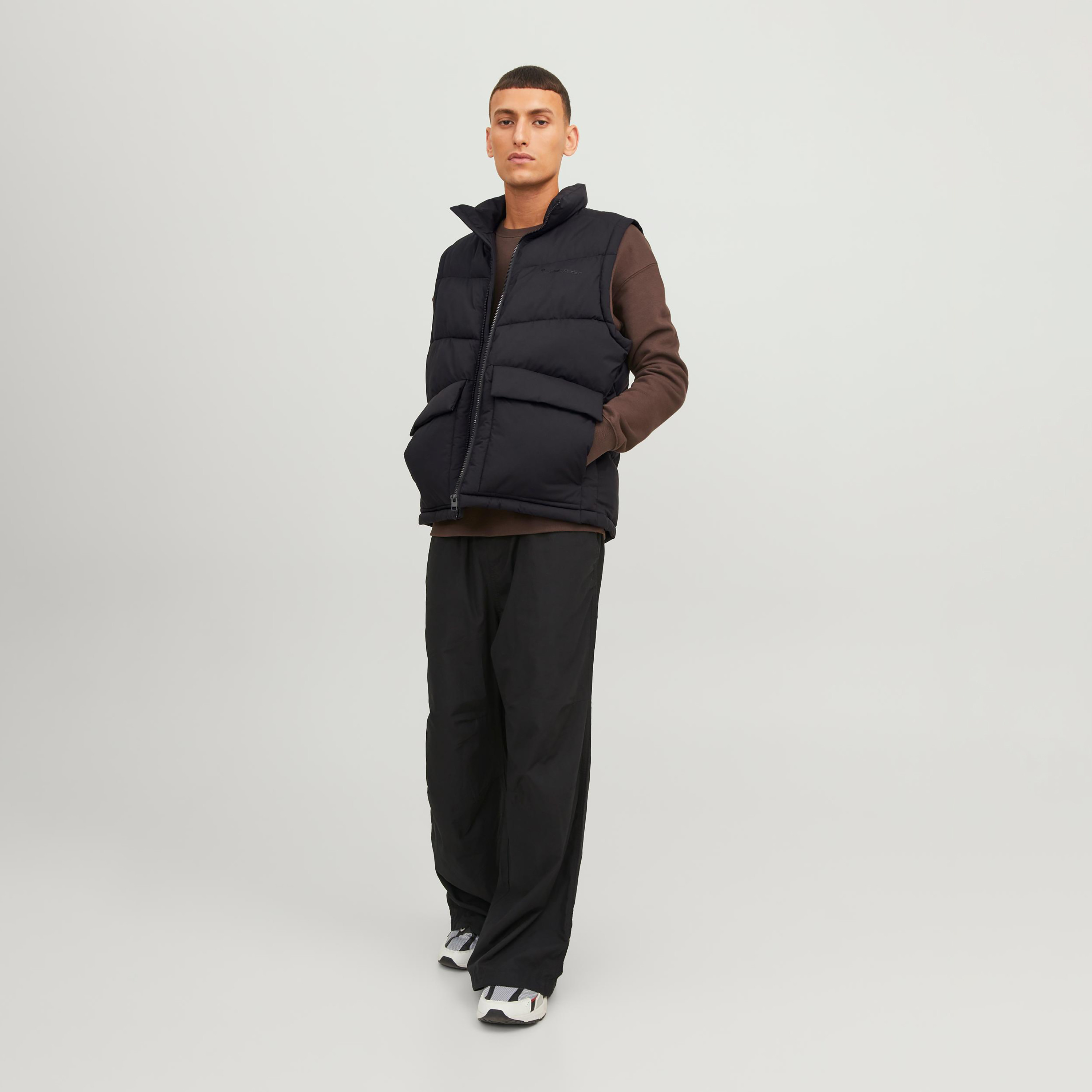 Jack & Jones Plain High Neck Giletes Jacket-men-clothing-jacketsandblazers-jackets-image-2