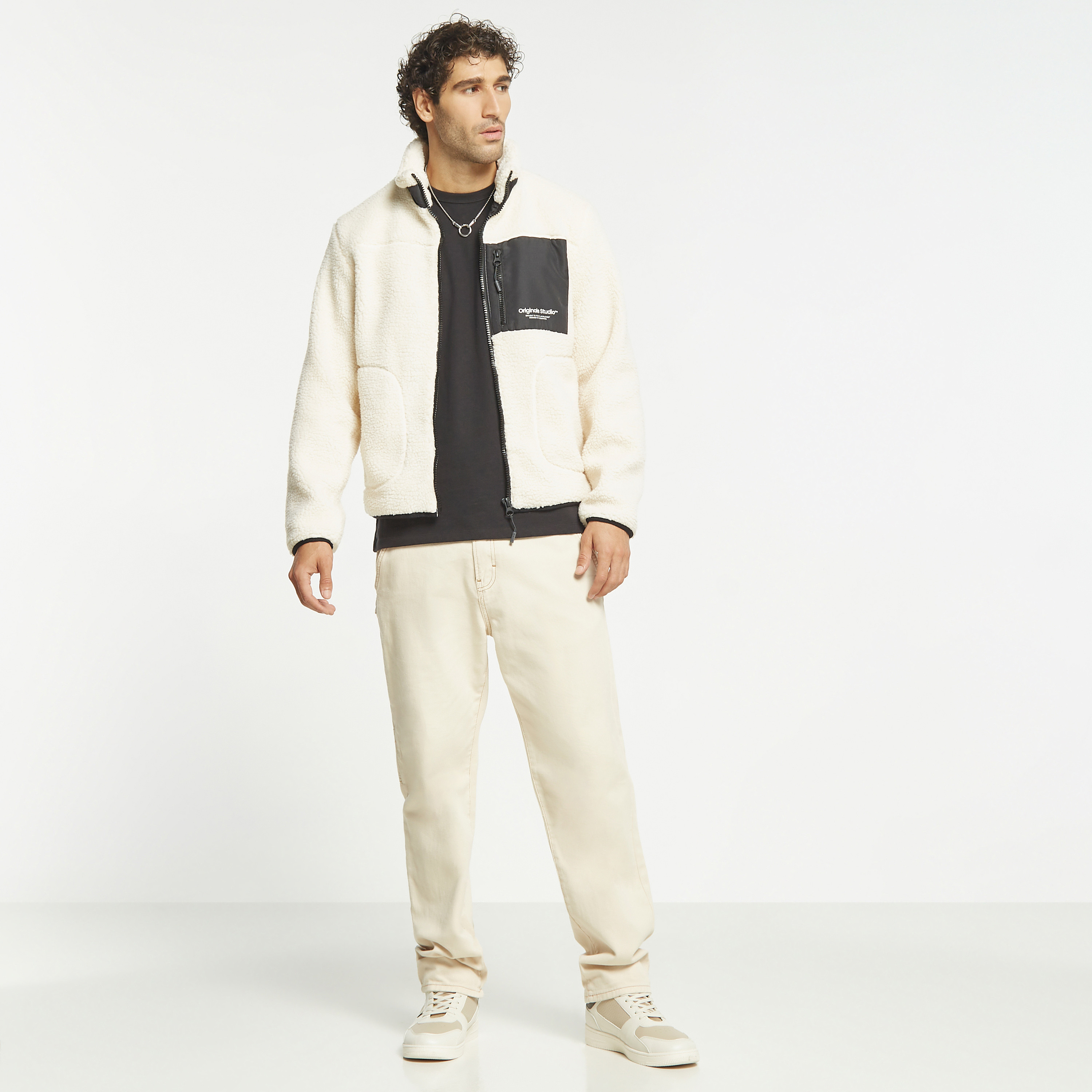  تيدي جاكيت من جاك آند جونز ذو منسوج مع سحاب للإغلاق-men-clothing-jacketsandblazers-jackets-image-10