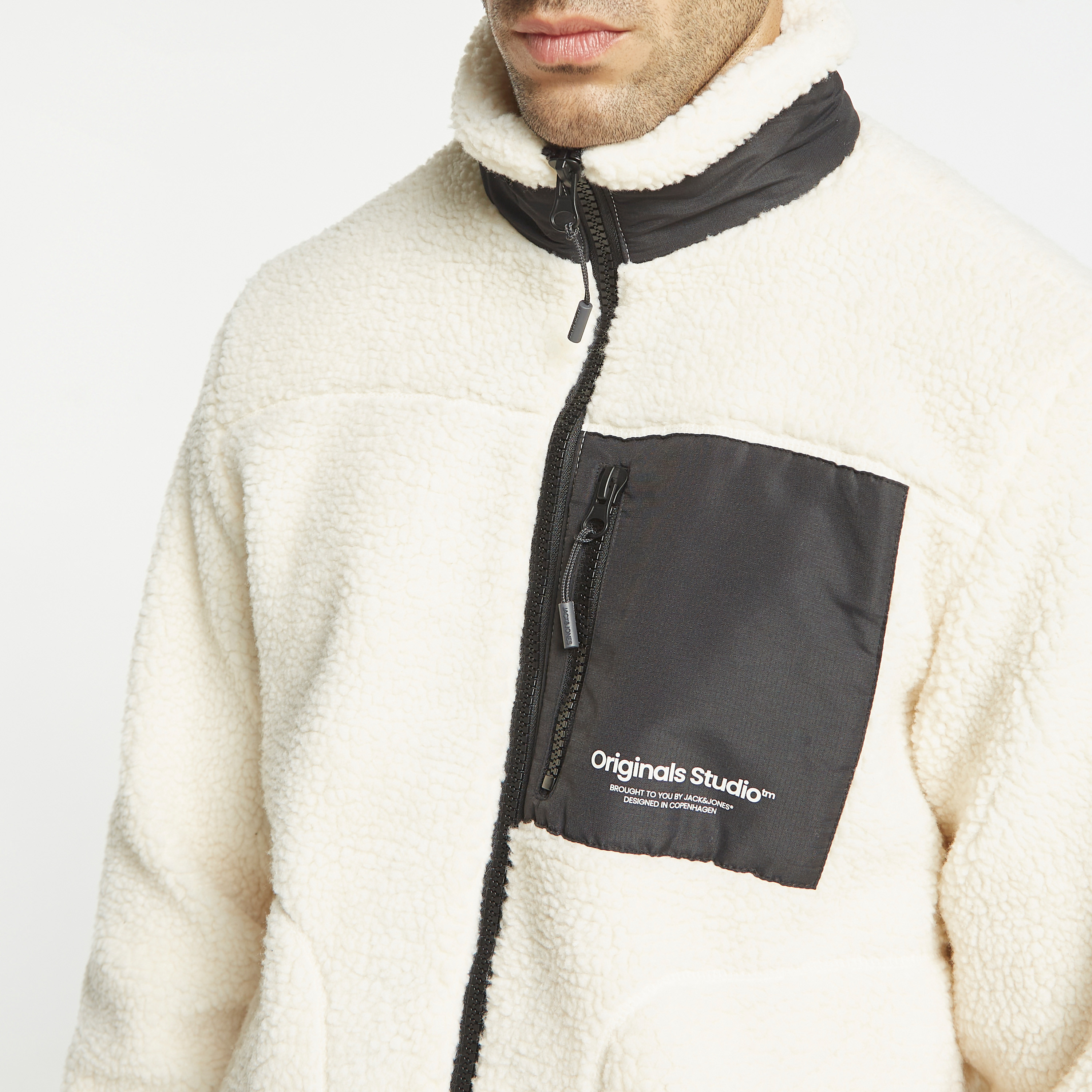  تيدي جاكيت من جاك آند جونز ذو منسوج مع سحاب للإغلاق-men-clothing-jacketsandblazers-jackets-image-12
