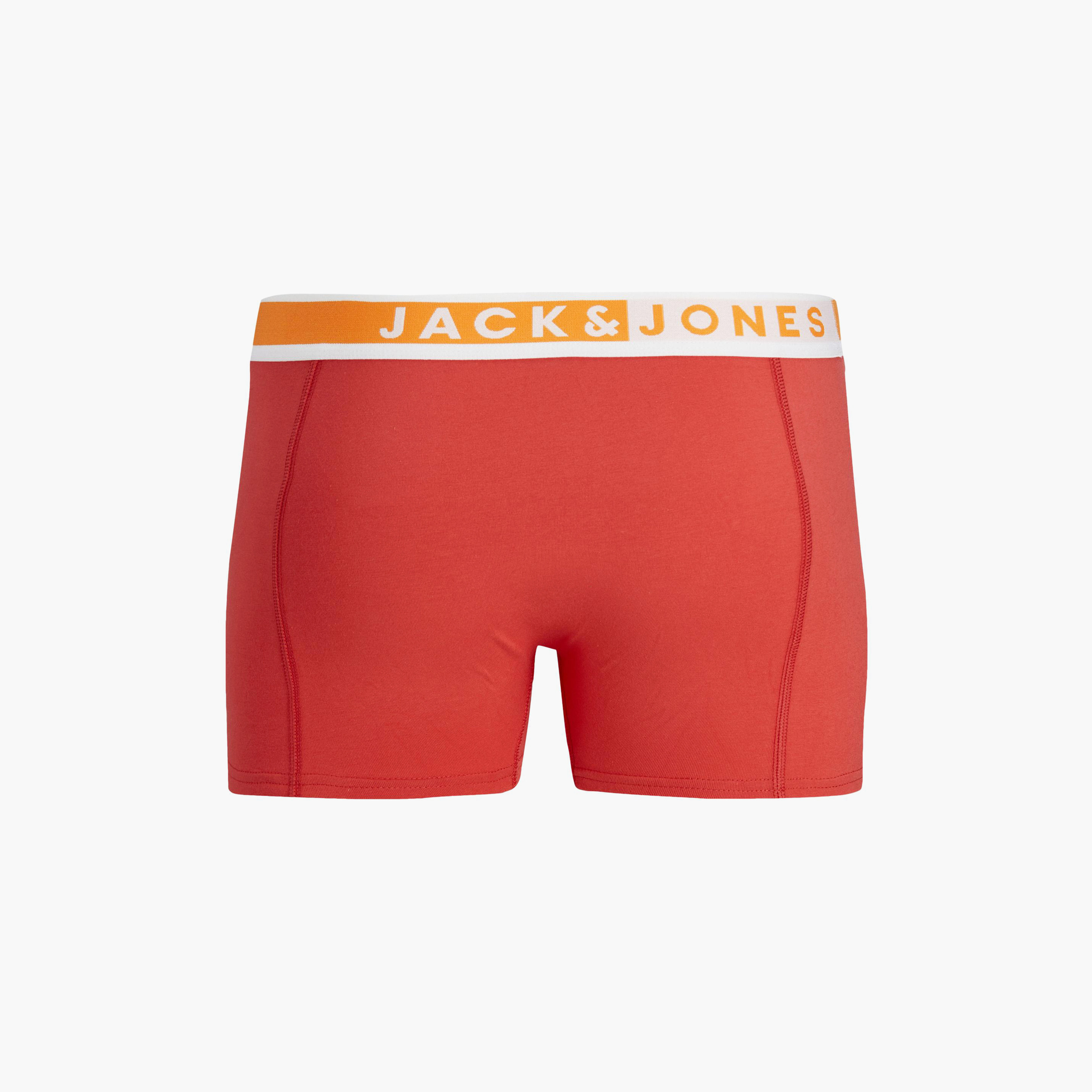Jack & Jones Pack of 3 Plain Mid-Rise Trunks-men-clothing-innerwear-underwear-image-5