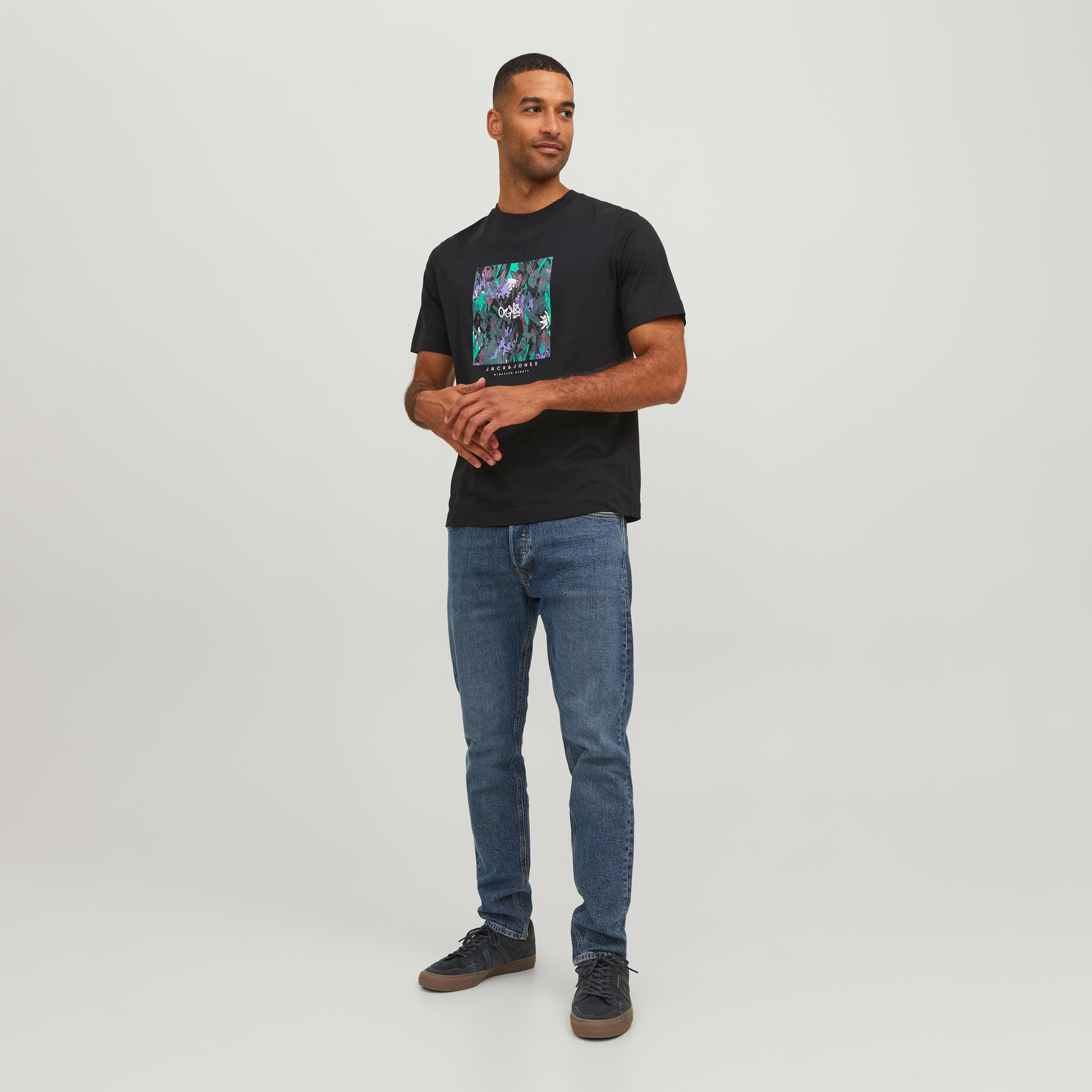 Jack & Jones Printed Crew Neck Short Sleeves T-Shirt-men-clothing-tshirtsandpolos-tshirts-image-2