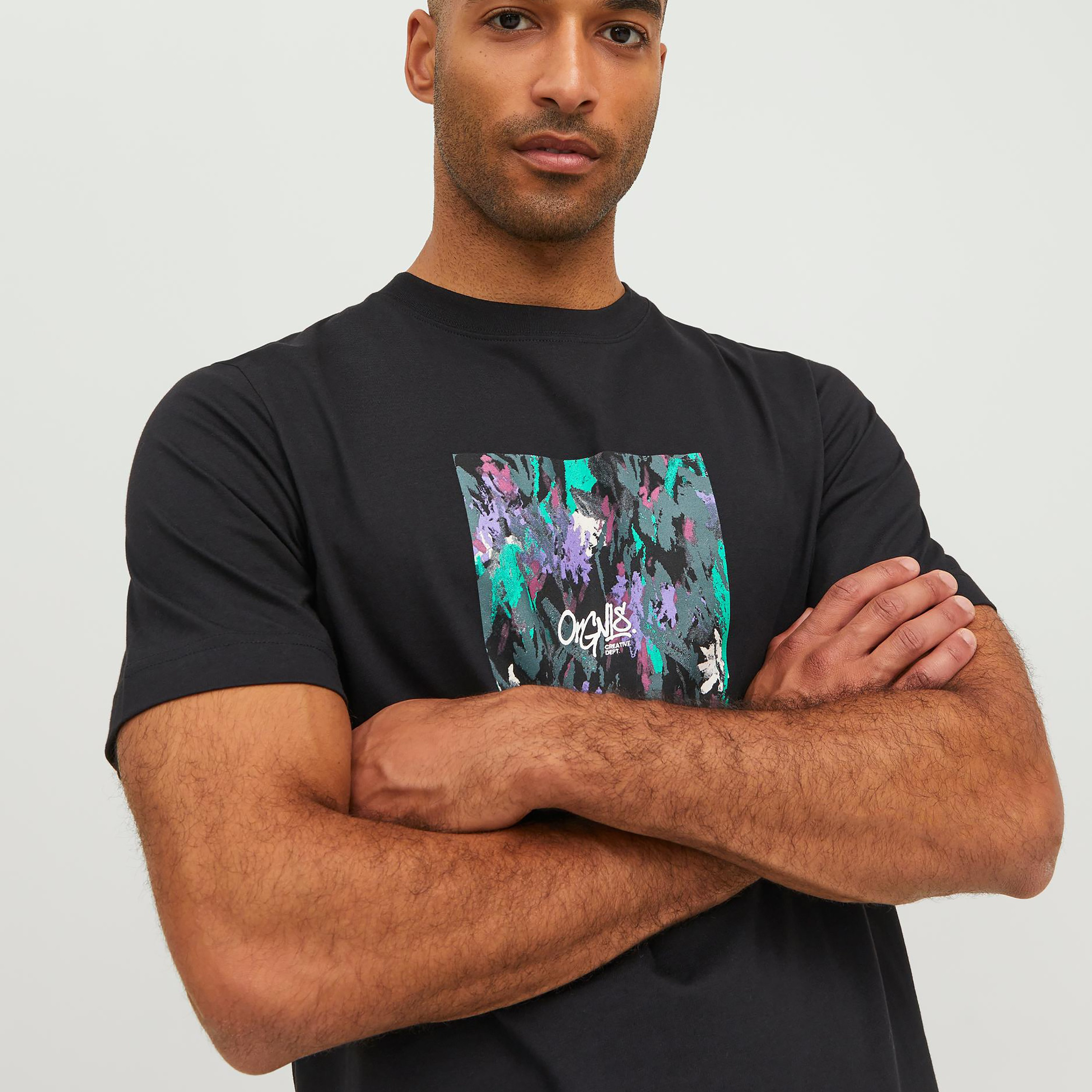 Jack & Jones Printed Crew Neck Short Sleeves T-Shirt-men-clothing-tshirtsandpolos-tshirts-image-3