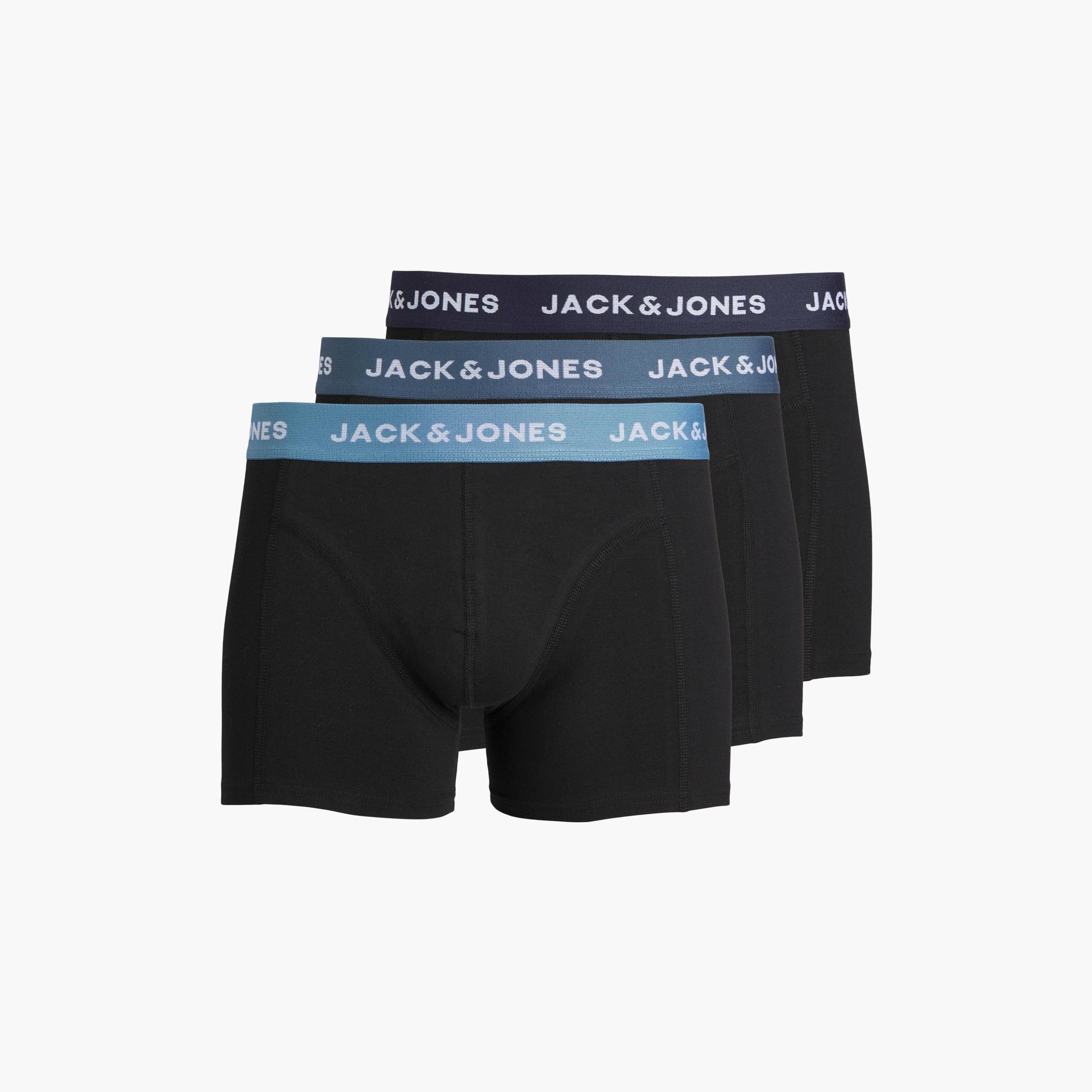 Jack & Jones Pack of 3 Multicolour Trunks-men-clothing-innerwear-underwear-image-1
