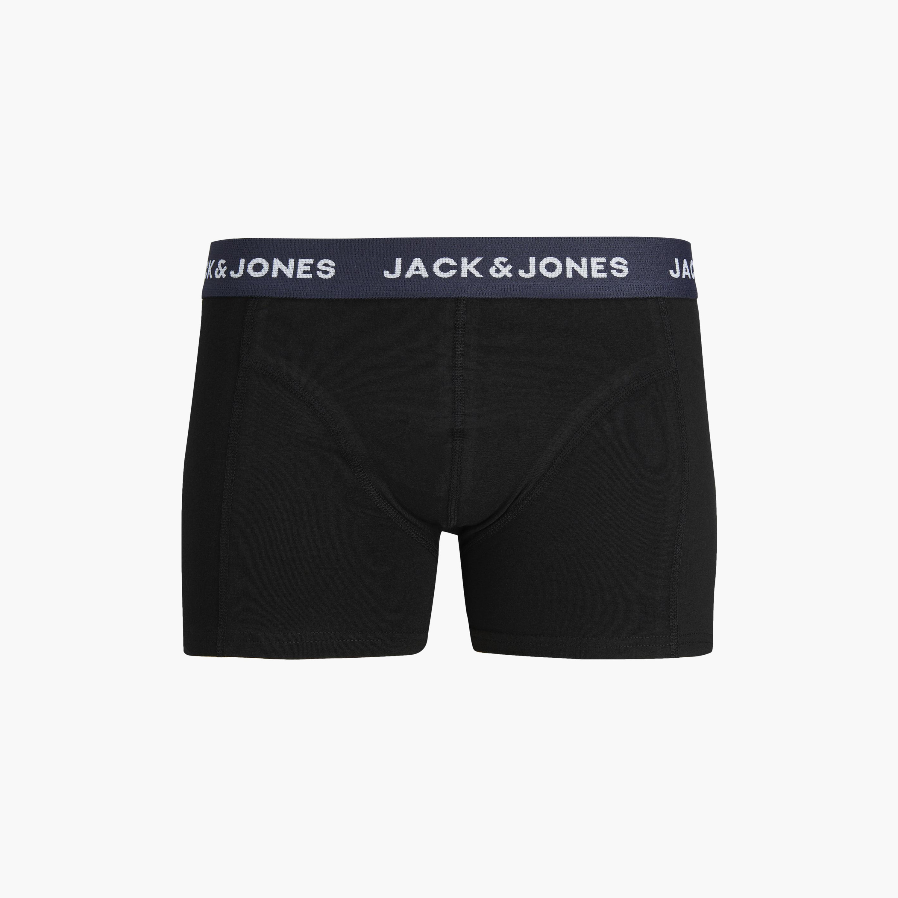 Jack & Jones Pack of 3 Multicolour Trunks-men-clothing-innerwear-underwear-image-2