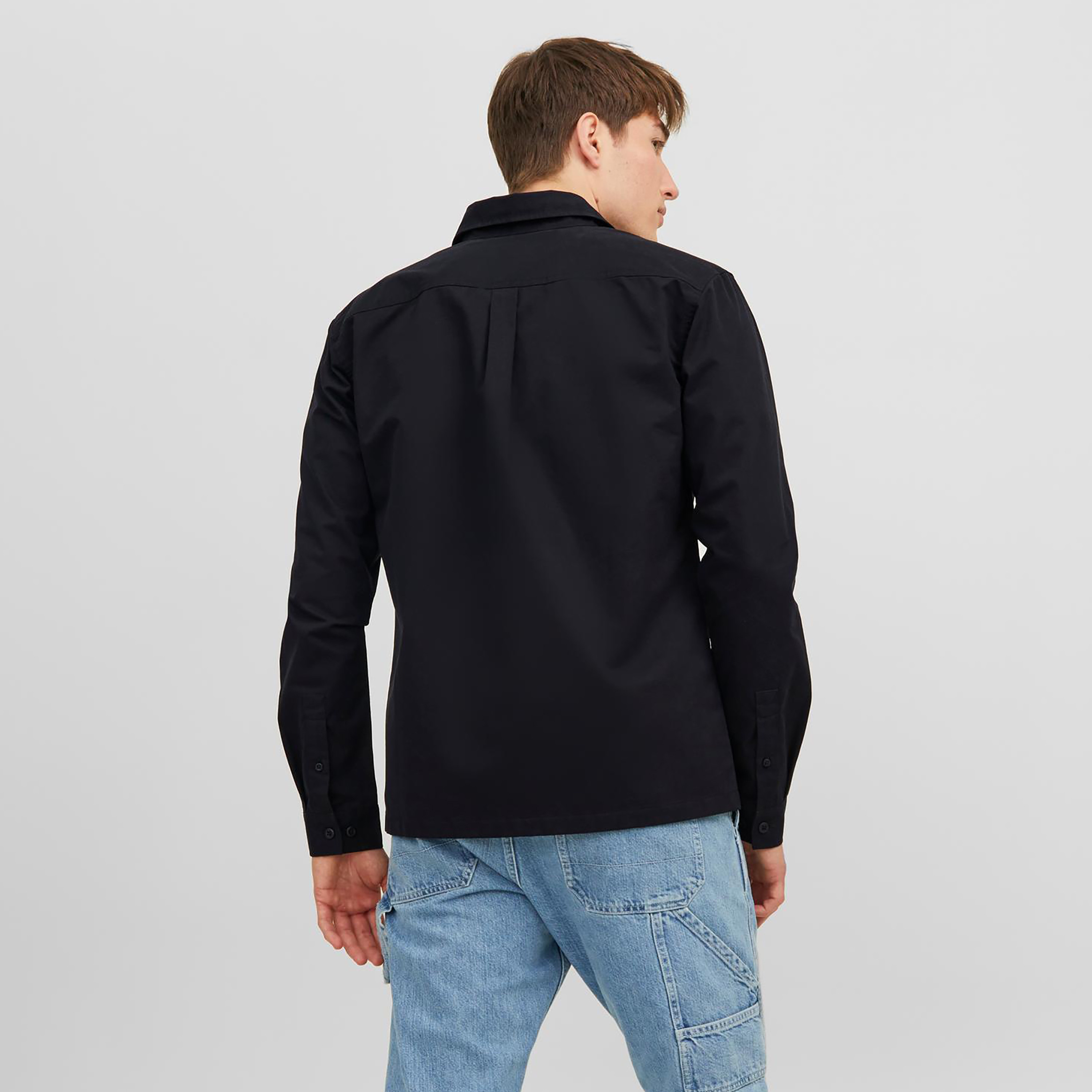 Jack & Jones Plain Collared Long Sleeves Casual Shirt-men-clothing-shirts-image-4