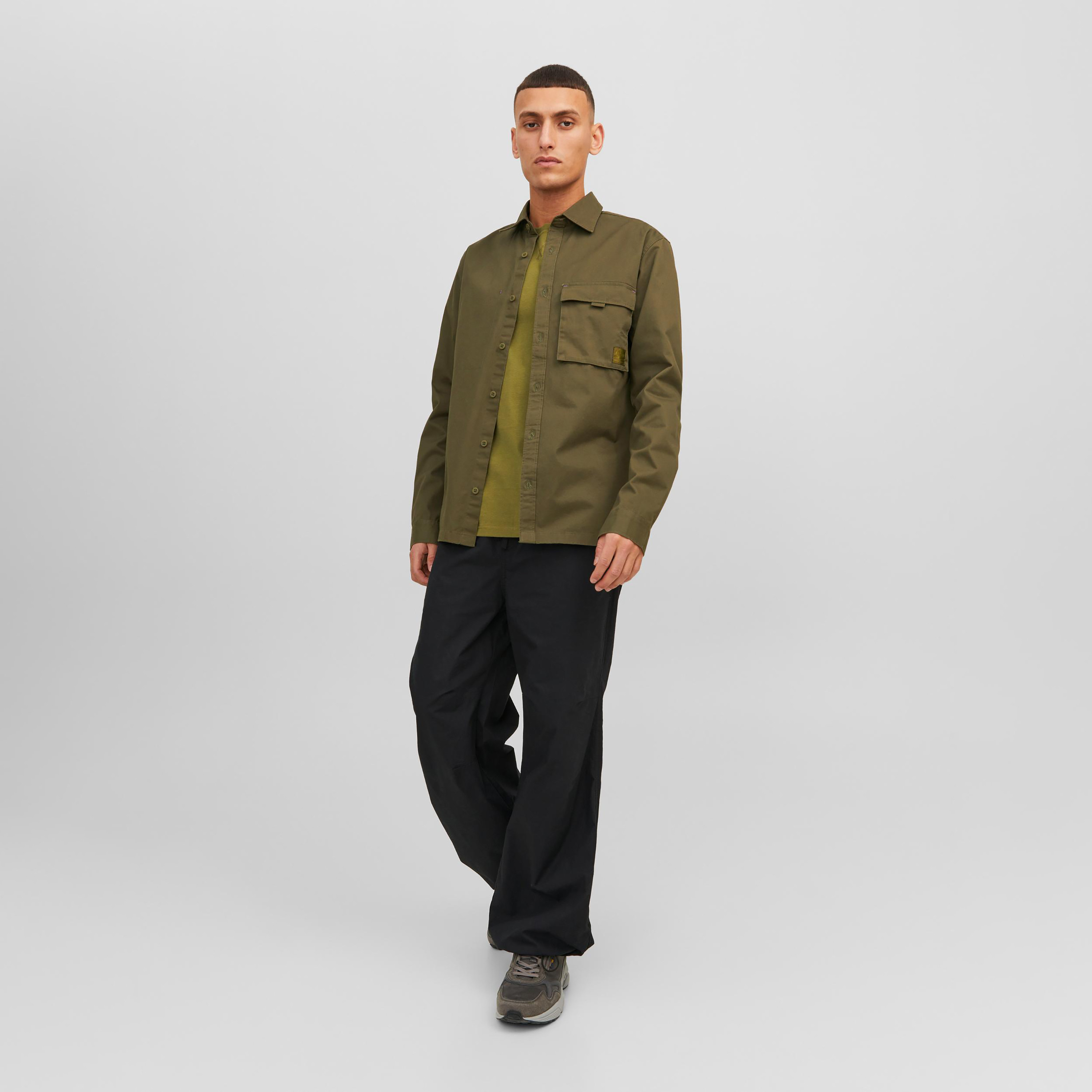 Jack & Jones Plain Collared Long Sleeves Casual Shirt-men-clothing-shirts-image-6