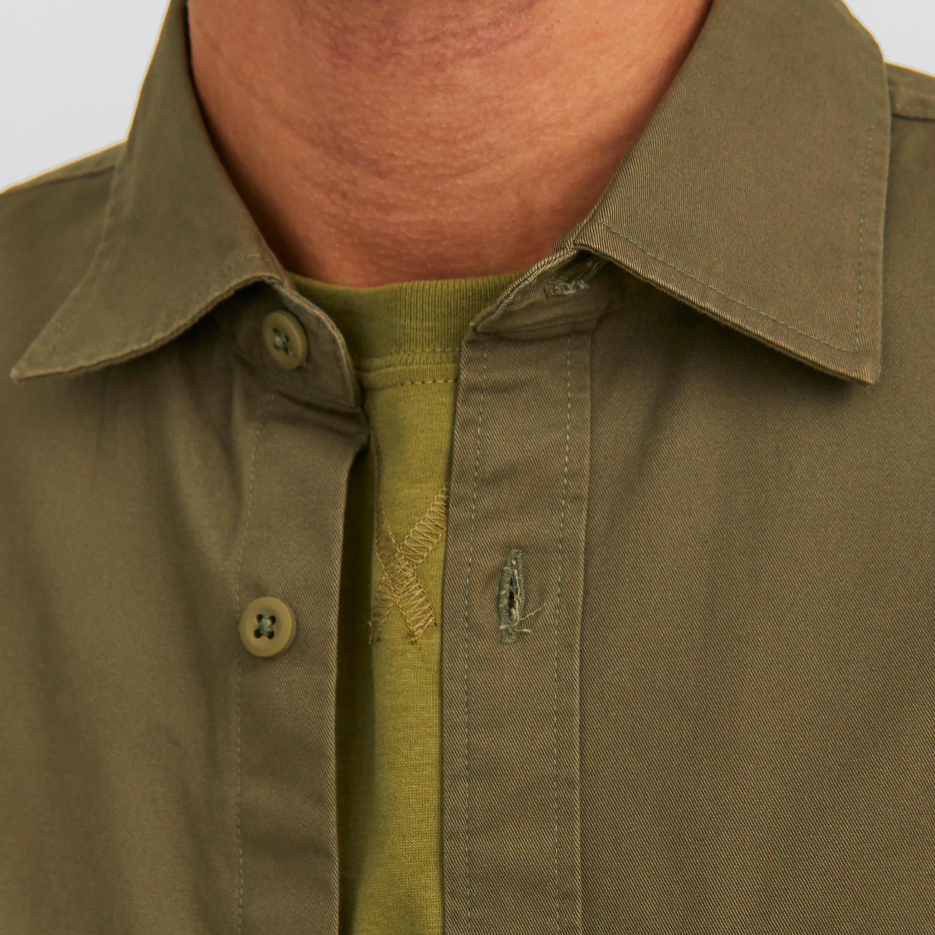 Jack & Jones Plain Collared Long Sleeves Casual Shirt-men-clothing-shirts-image-7