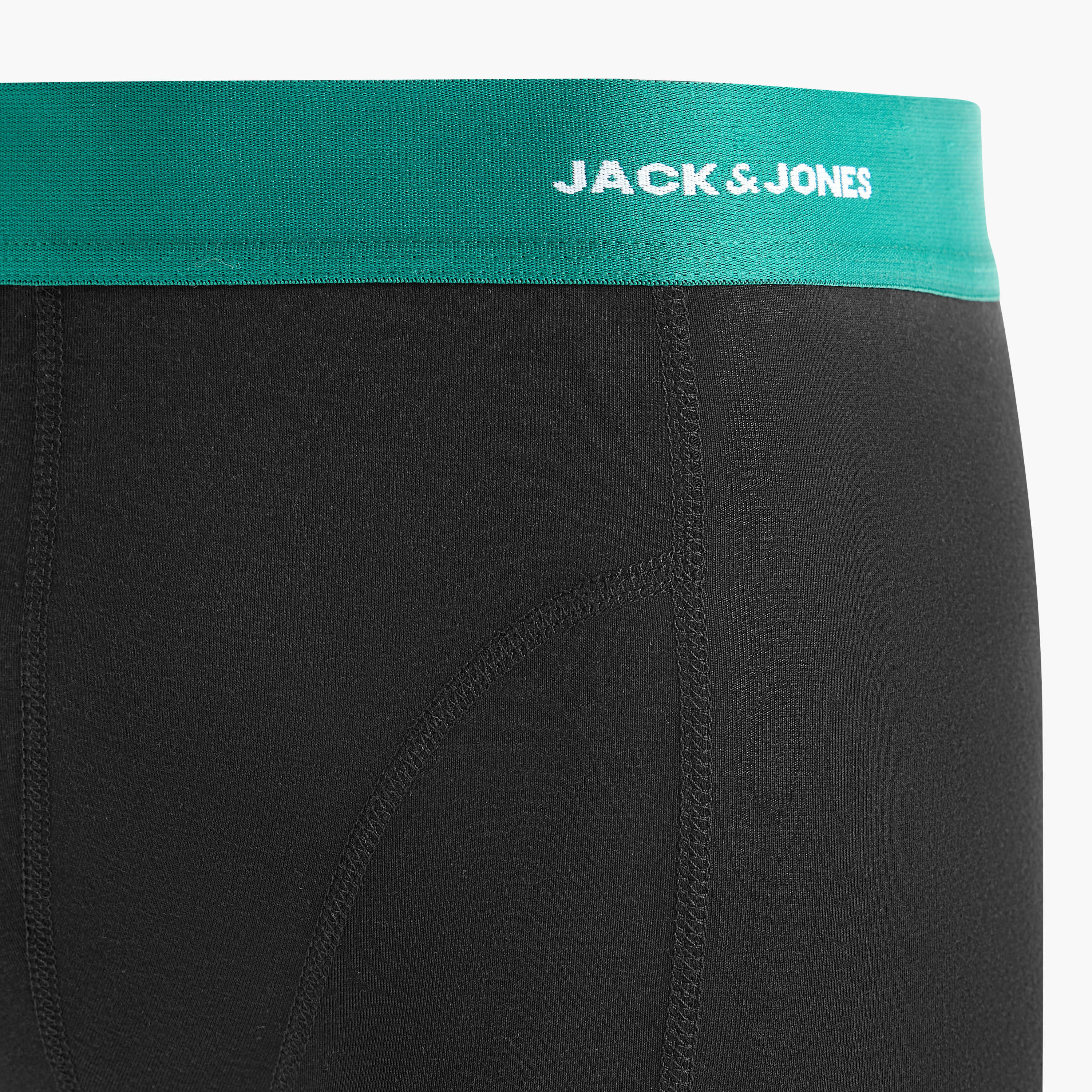 Jack & Jones Solid Trunks with Elasticated Waistband - Set of 3-men-clothing-innerwear-underwear-image-6