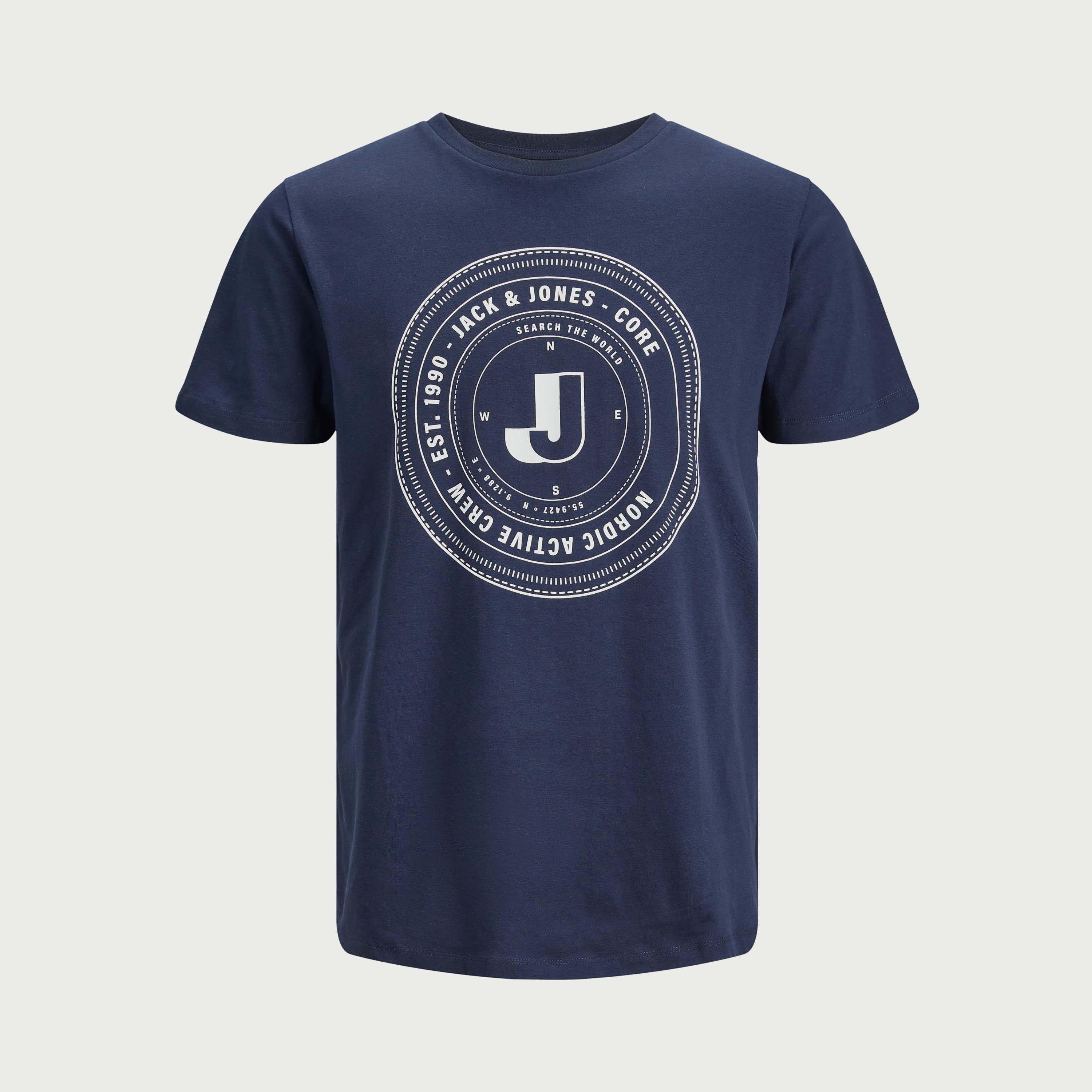 Jack & Jones Plus Size Printed Crew Neck Short Sleeves T-Shirt-men-clothing-tshirtsandpolos-tshirts-image-1