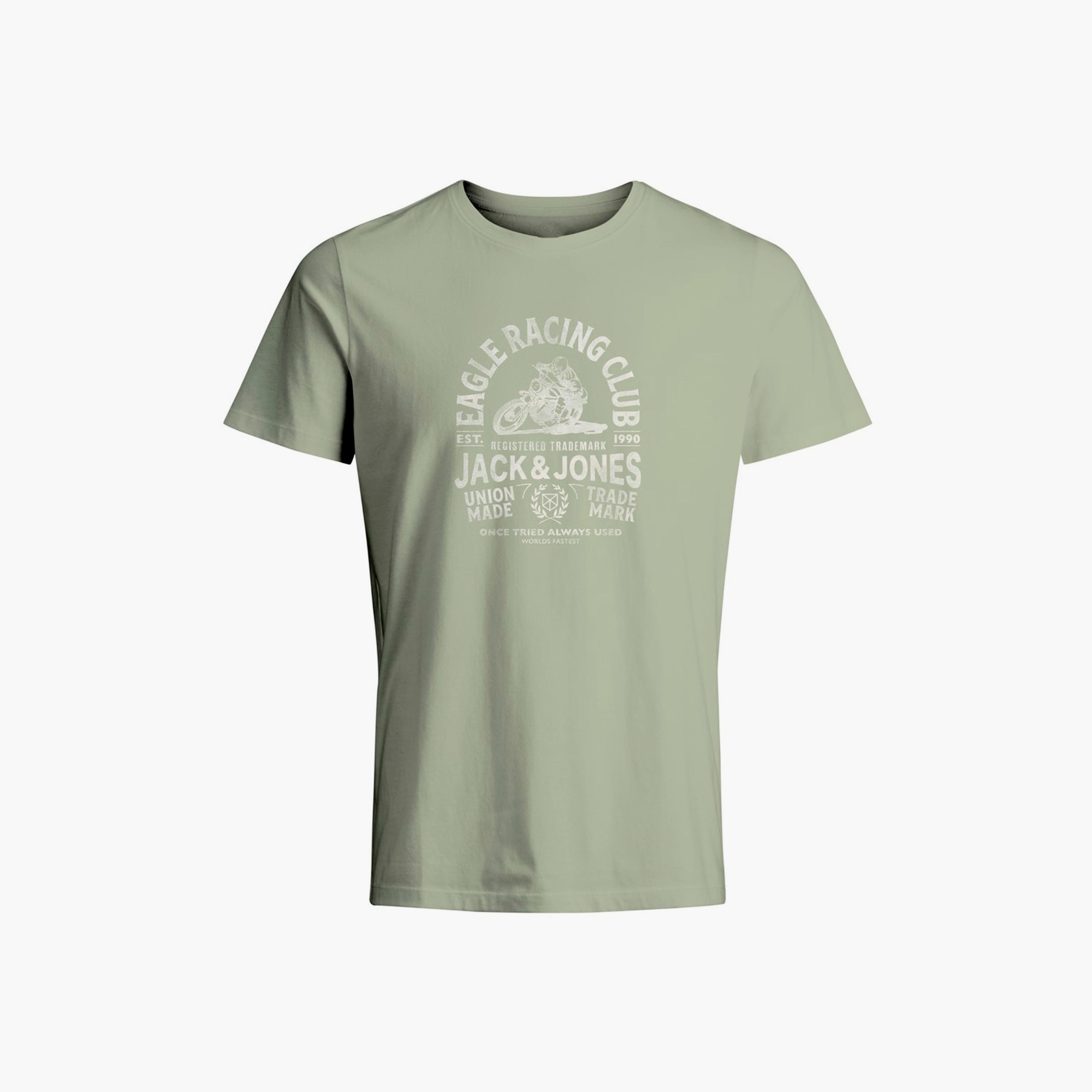 تي شيرت ذو مقاس كبير من جاك آند جونز بأكمام قصيرة و ياقة مستديرة -men-clothing-tshirtsandpolos-tshirts-image-2