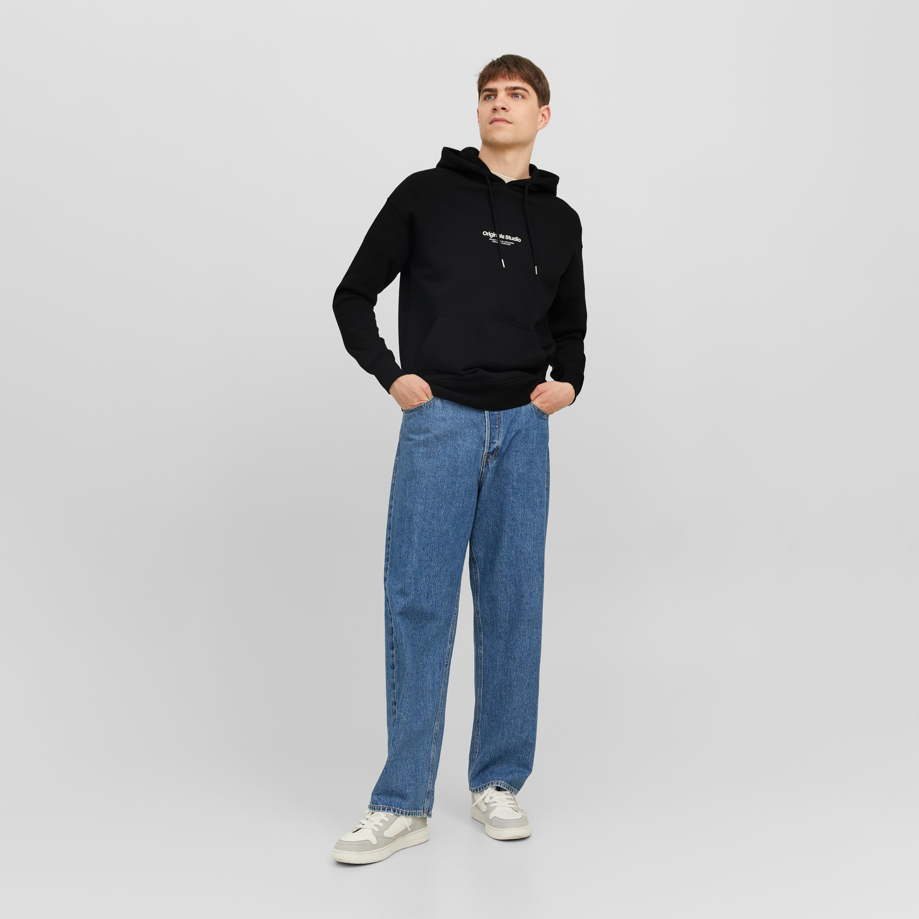  هودي من جاك آند جونز بلوجو بأكمام طويلة وياقة مستديرة مطبوعة-men-winterwear-hoodiesandsweatshirts-image-6
