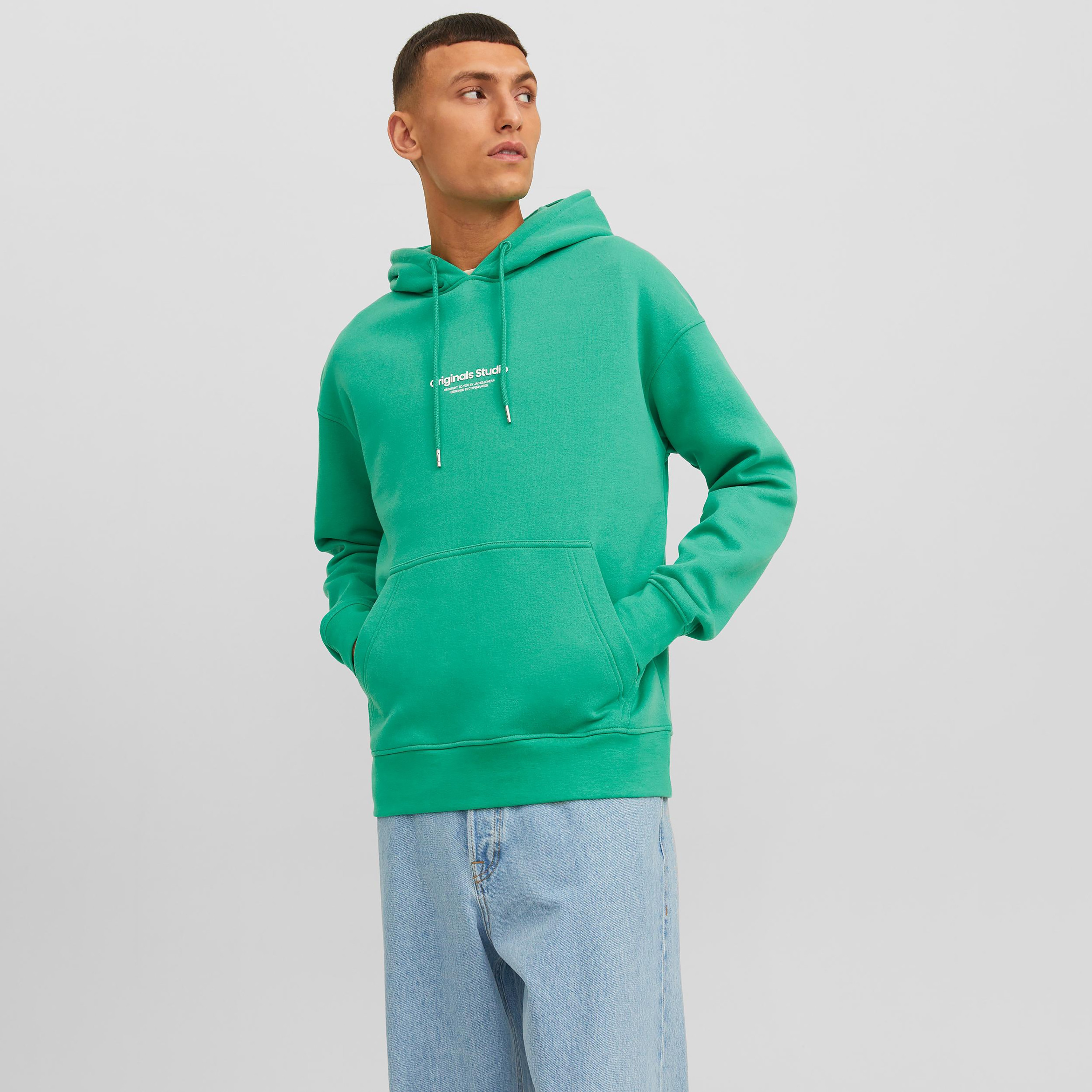  هودي من جاك آند جونز بلوجو بأكمام طويلة وياقة مستديرة مطبوعة-men-winterwear-hoodiesandsweatshirts-image-13