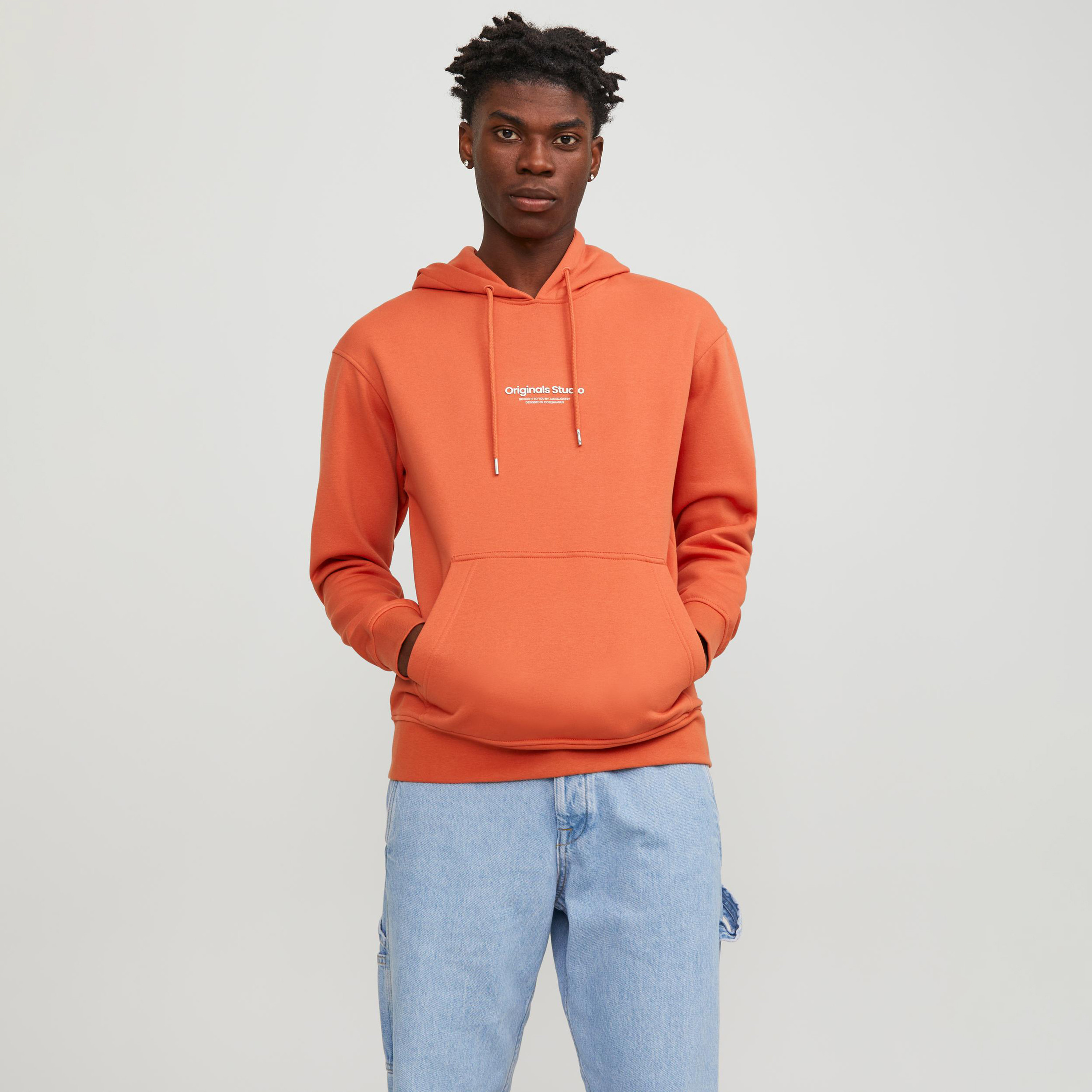 Jack & Jones Knitted Long Sleeves Hoodie with Kangaroo Pocket-men-winterwear-hoodiesandsweatshirts-image-1