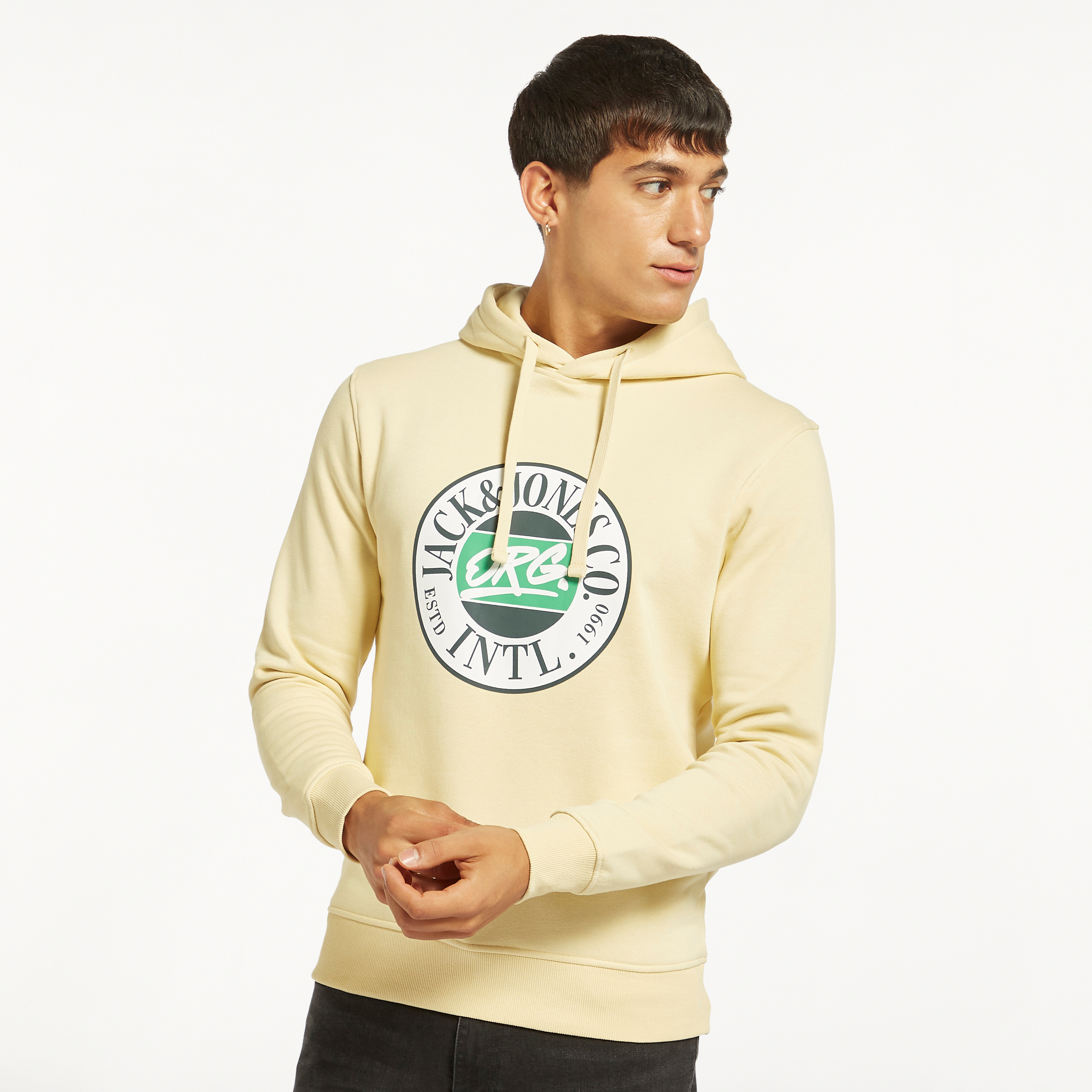  هودي من جاك آند جونز بلوجو بأكمام طويلة وياقة مستديرة-men-winterwear-hoodiesandsweatshirts-image-13