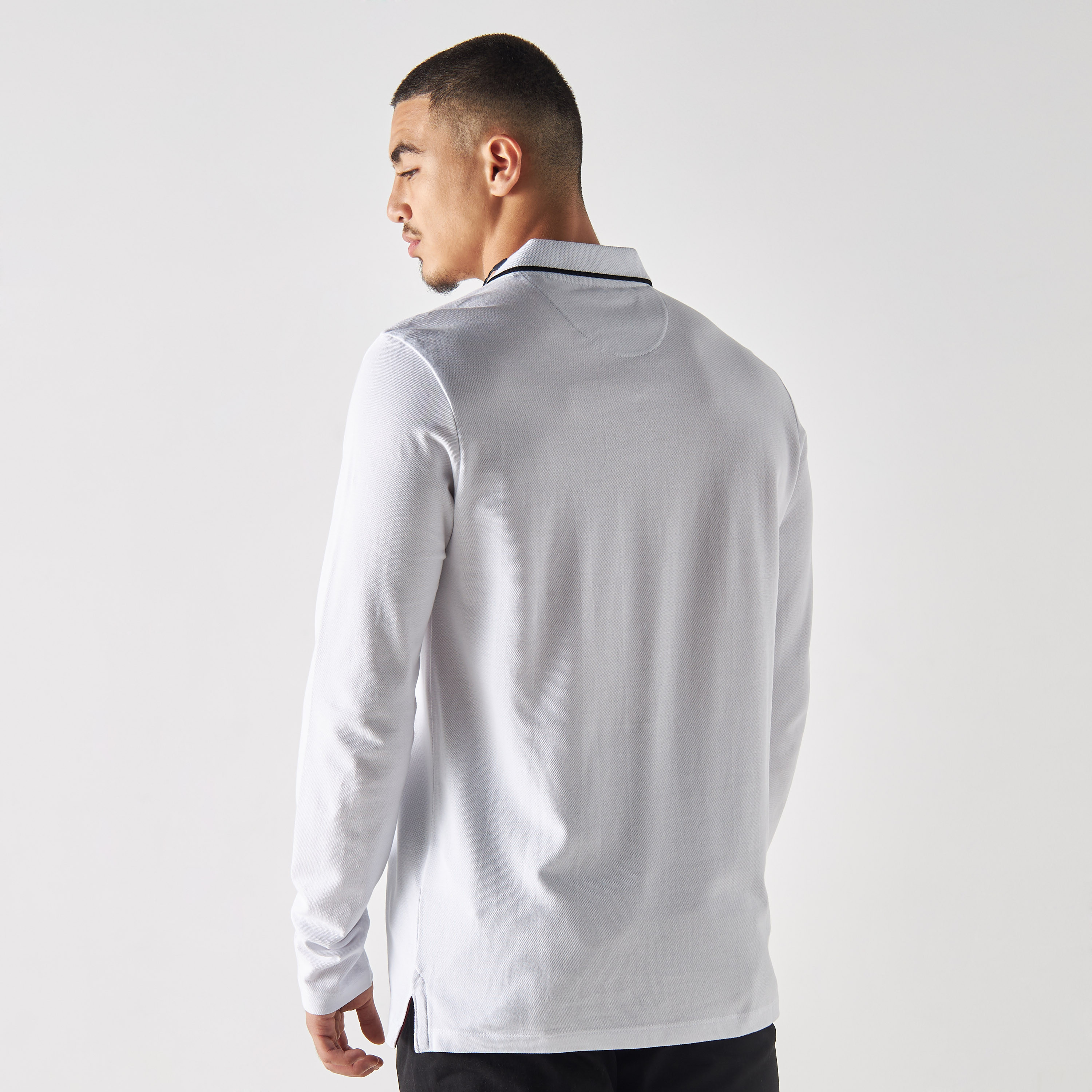 تيشيرت بولو بأكمام قصيرة وطبعات شعار من جاك آند جونز-men-clothing-tshirtsandpolos-polos-image-7