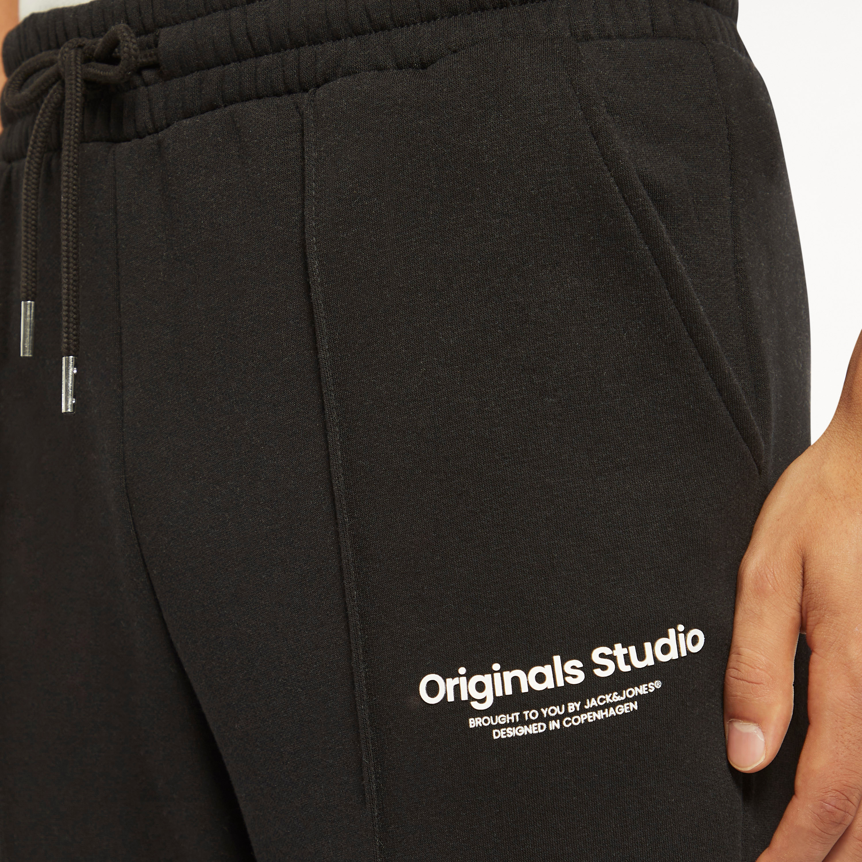 Jack & Jones Logo Mid-Rise Drawstring Sweat Pants-men-clothing-bottoms-joggers-image-3