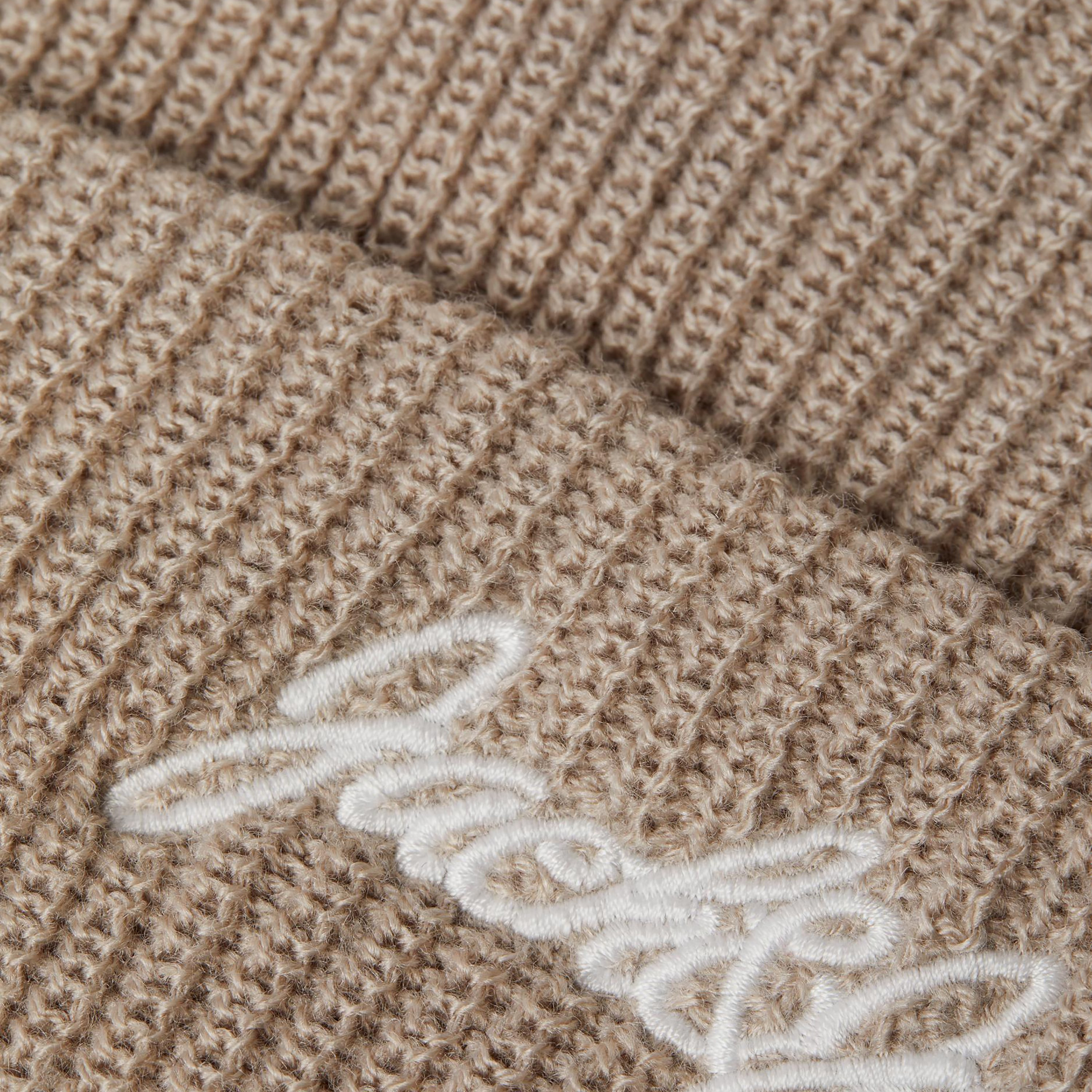 Jack & Jones Rib-Knit Beanie with Embroidered Logo-men-caps-image-4