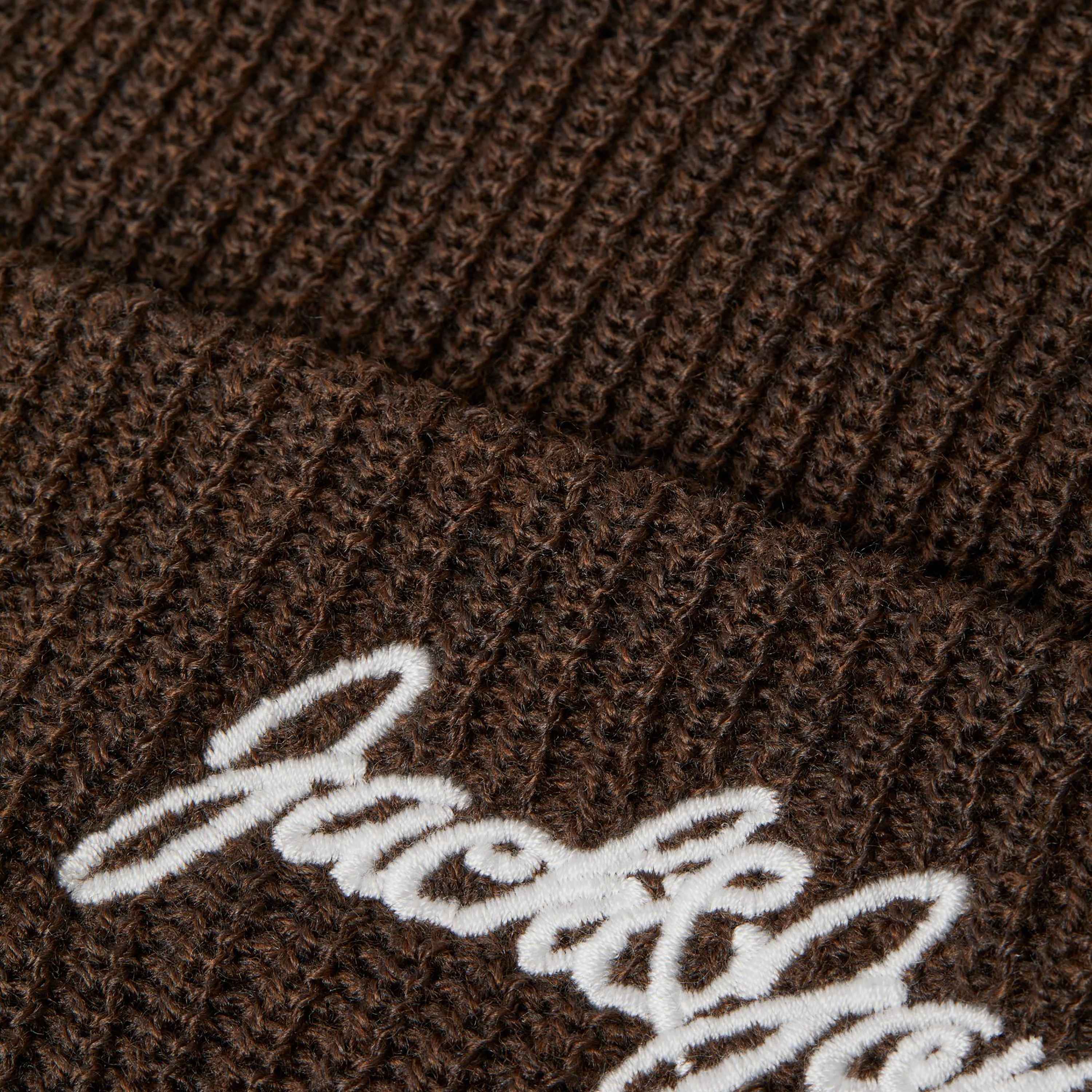 Jack & Jones Rib-Knit Beanie with Embroidered Logo-men-caps-image-2