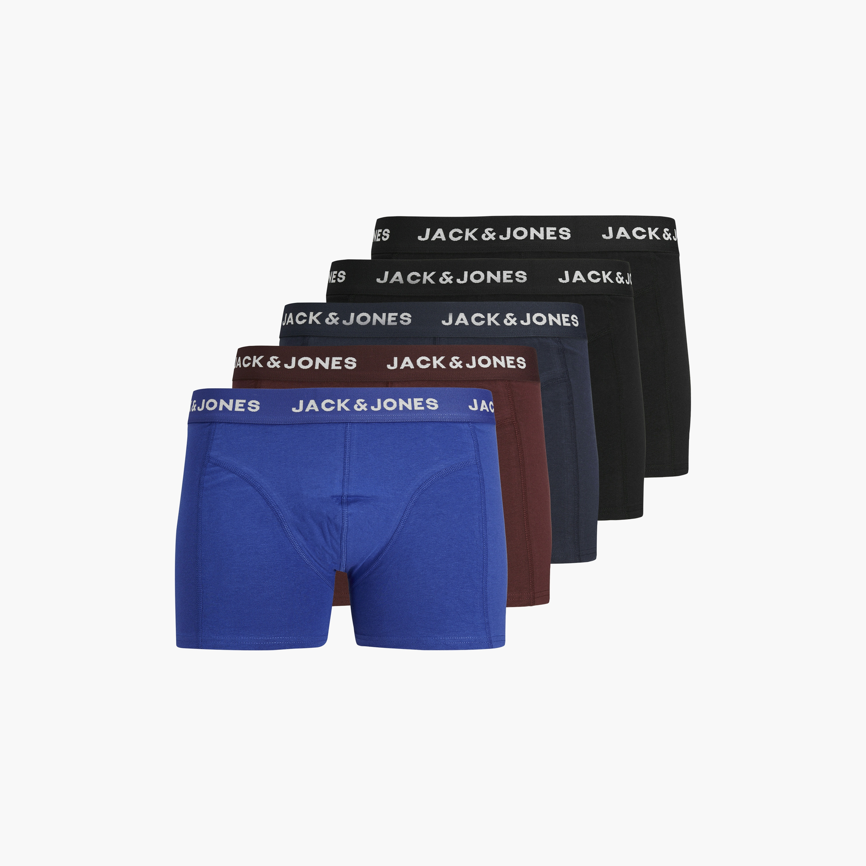 مجموعة من 5 سراويل داخلية بطبعة العلامة التجارية من جاك أند جونز-men-clothing-innerwear-underwear-image-16