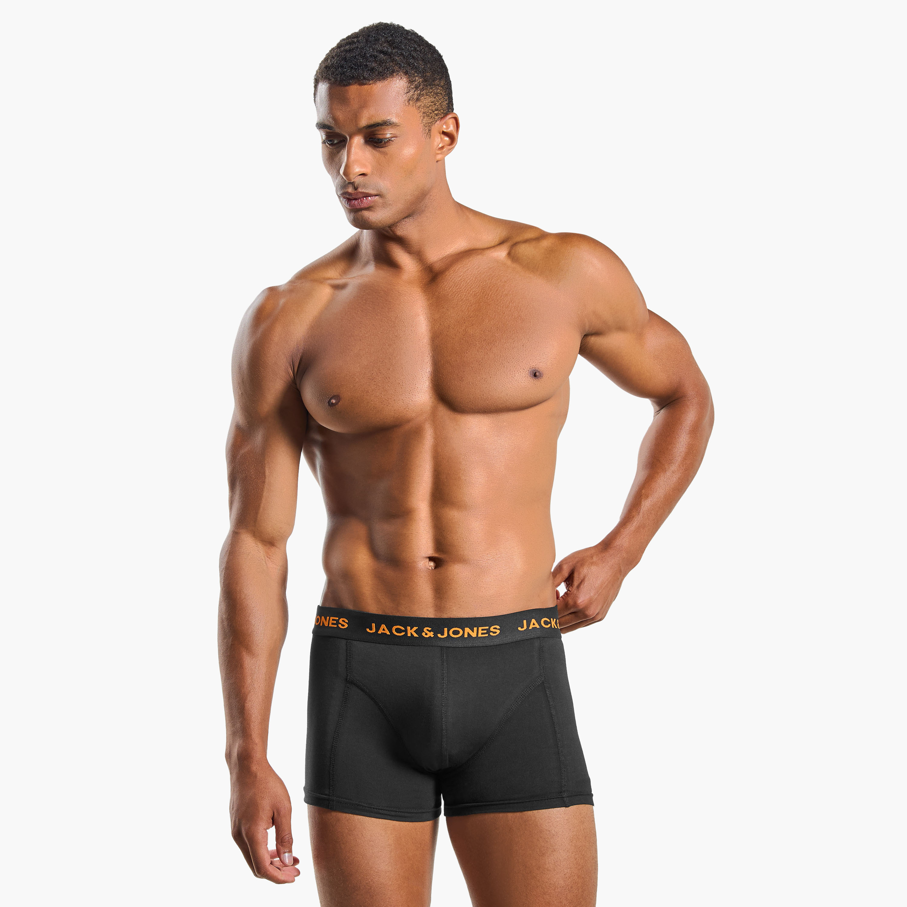 مجموعة من 5 سراويل داخلية بطبعة العلامة التجارية من جاك أند جونز-men-clothing-innerwear-underwear-image-2