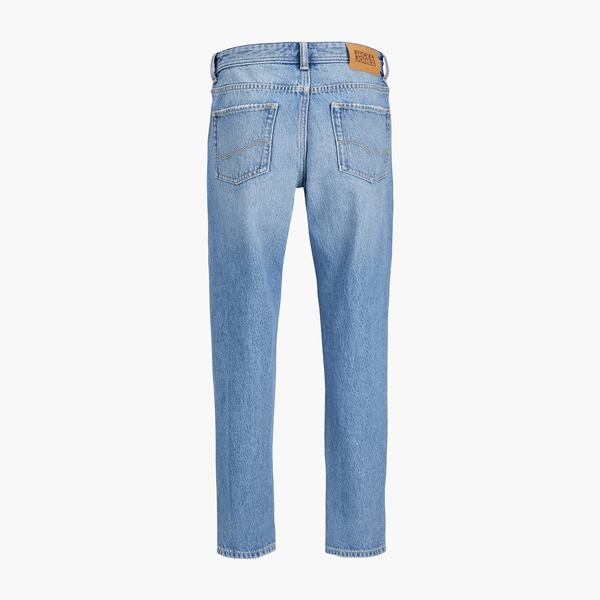 Jack & Jones Junior Ripped Detail Jeans with Pockets-boys-clothing-bottoms-jeans-image-4