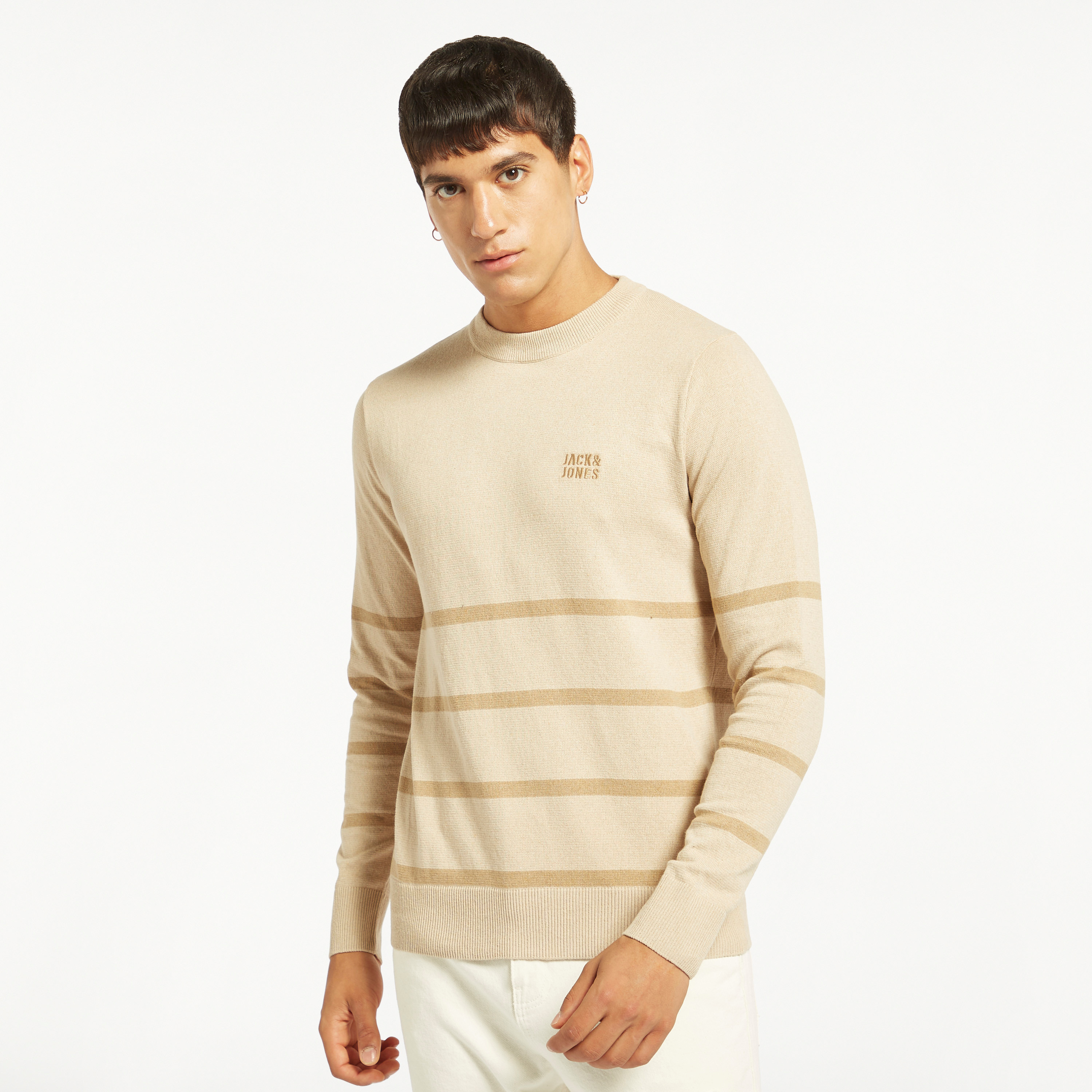  قبعة مخطط من جاك آند جونز بأكمام طويلة وياقة مستديرة بوجو-men-clothing-sweatersandpullovers-image-6