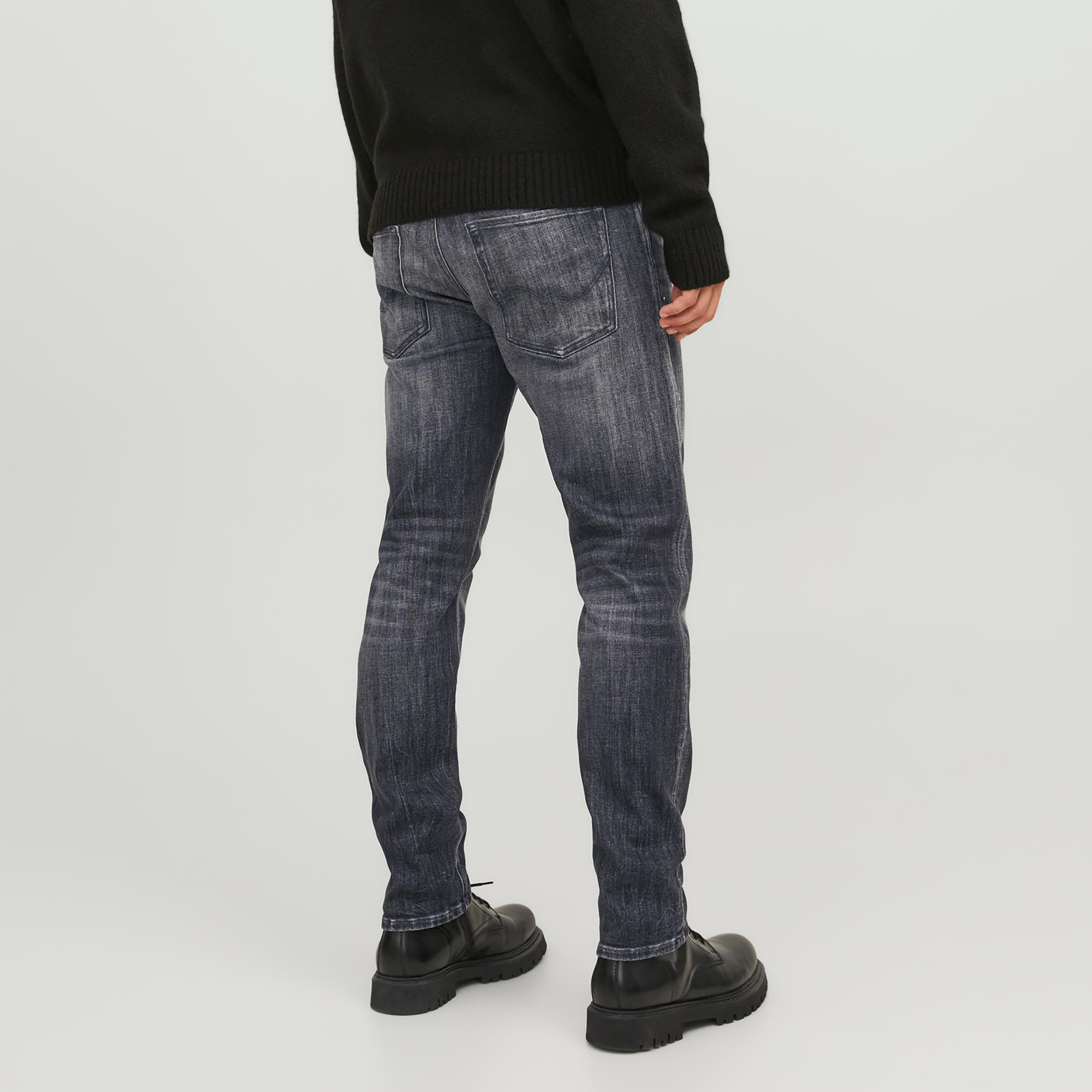 Jack & Jones Tapered Fit Mid-Rise Pocket Detail Jeans-men-clothing-bottoms-jeans-image-4